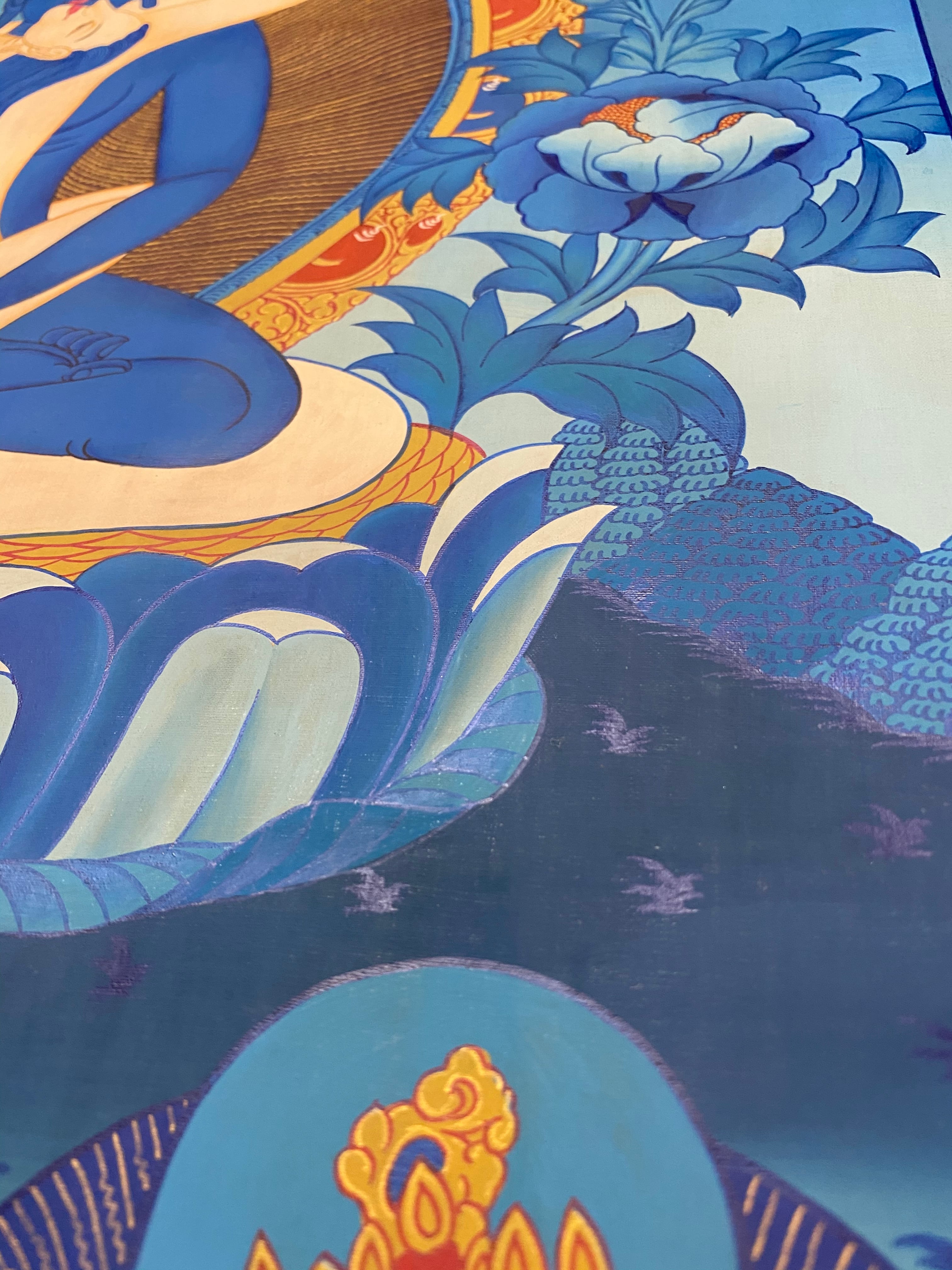 手描き仏画【ブッダシャクティー】法身普賢 ネパールタンカ TA103 | Pay ID