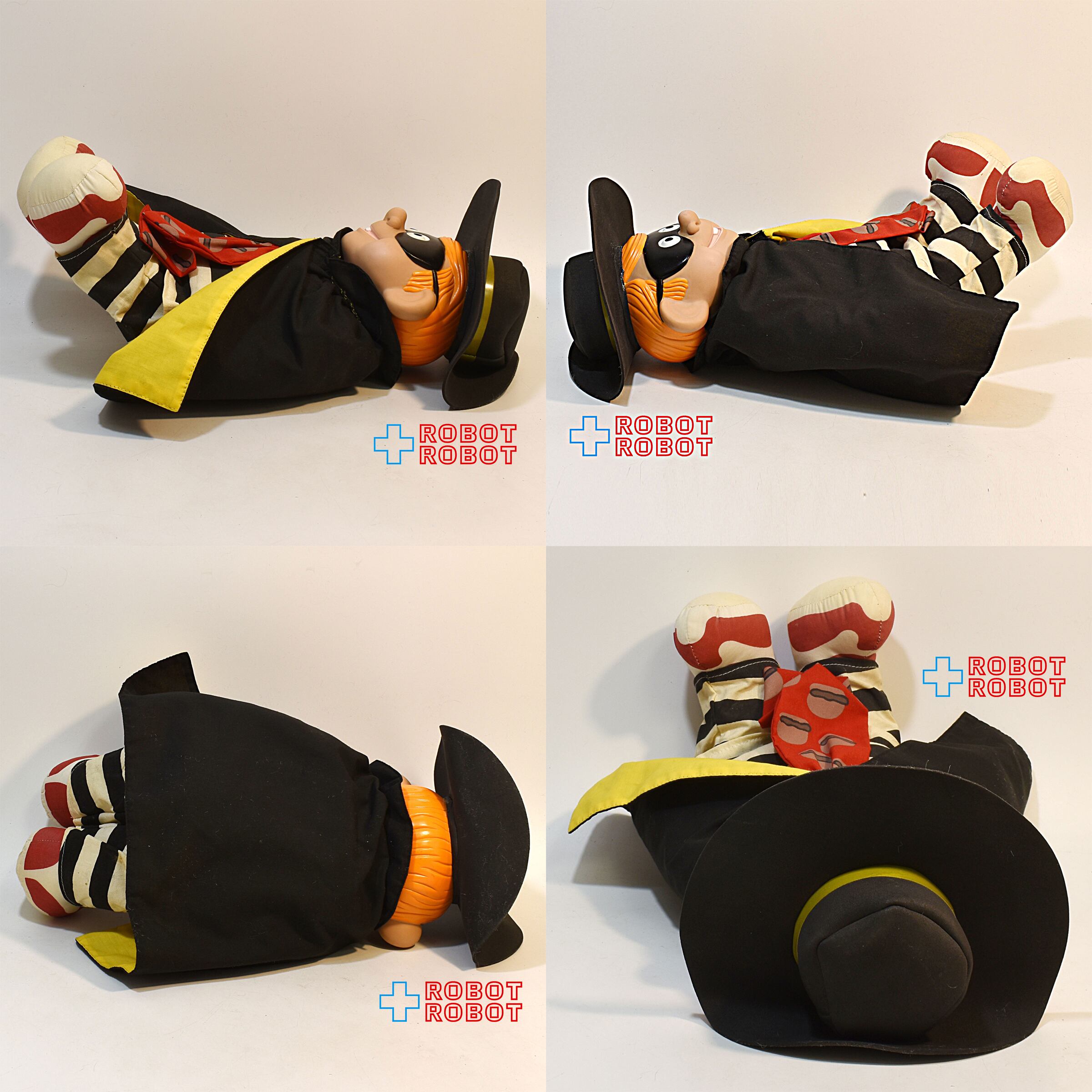 マクドナルド ハンバーグラー ビニールヘッド ぬいぐるみ人形 40センチ