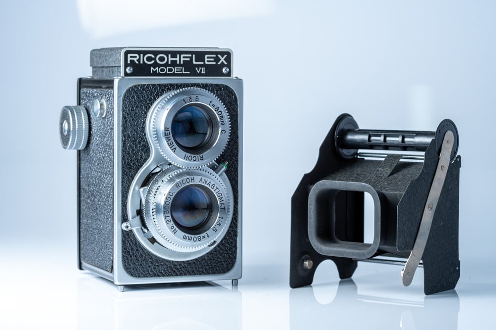 二眼レフカメラ RICOH FLEX Ⅶ リコーフレックス7 (004) 【送料無料