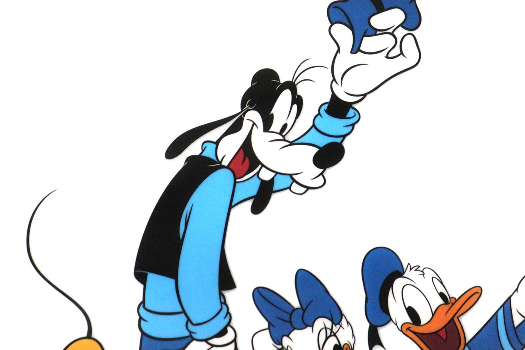 ディズニー セル画「ハヌカー ミッキー&ミニー」額縁2種選択可 展示用