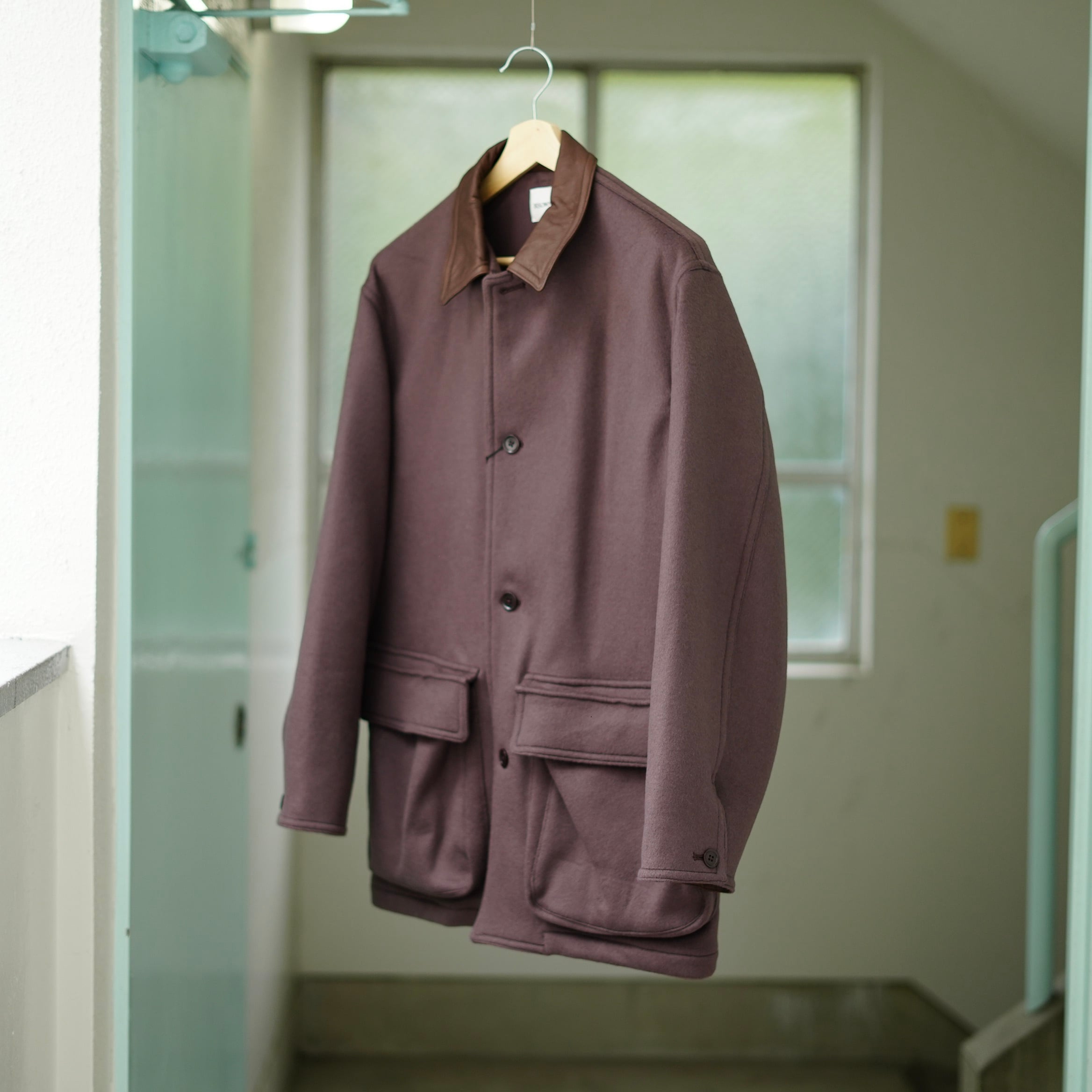 BISOWN (ビソウン) / LAMBSWOOL HUNTING JACKET Moca | aboutfukuoka BASE