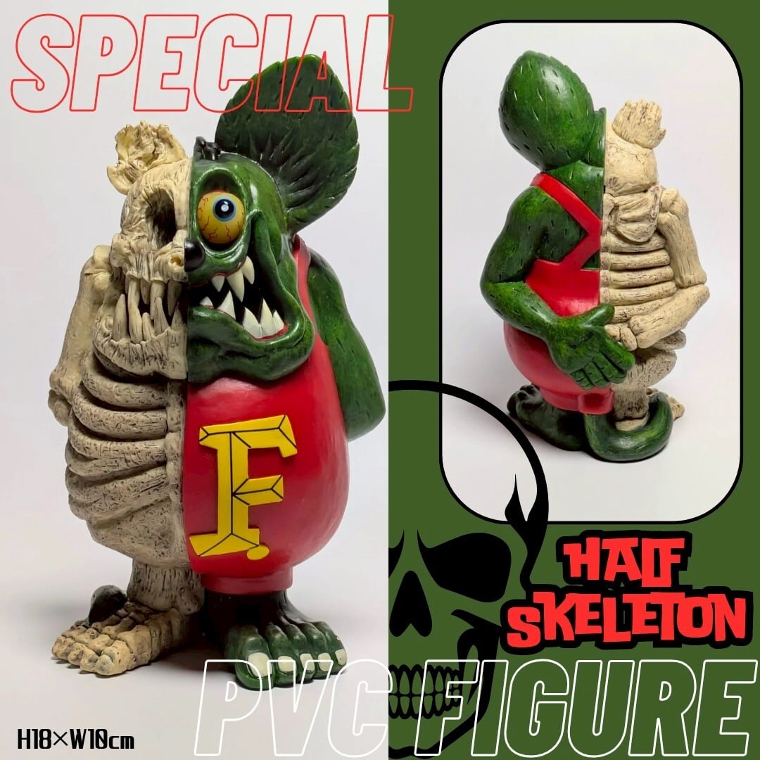 ♧ 再入荷！【Rat Fink ラットフィンク】 PVCフィギュア LIMITED Half