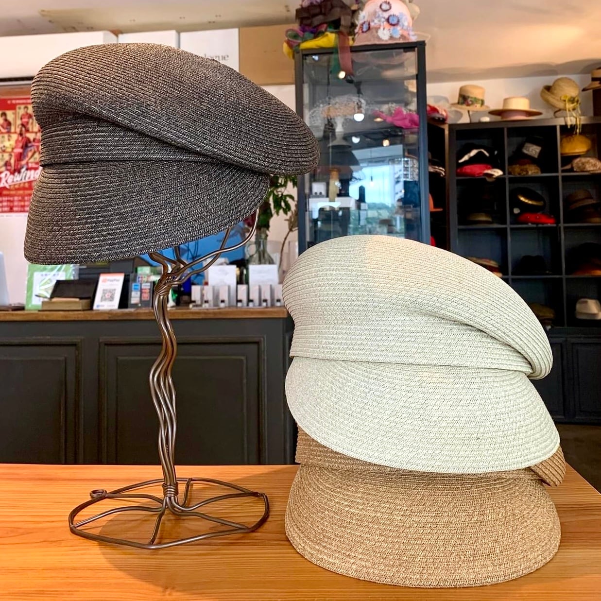 CA4LA CA4LA アシンメトリーキャスケット ブラック カシラ