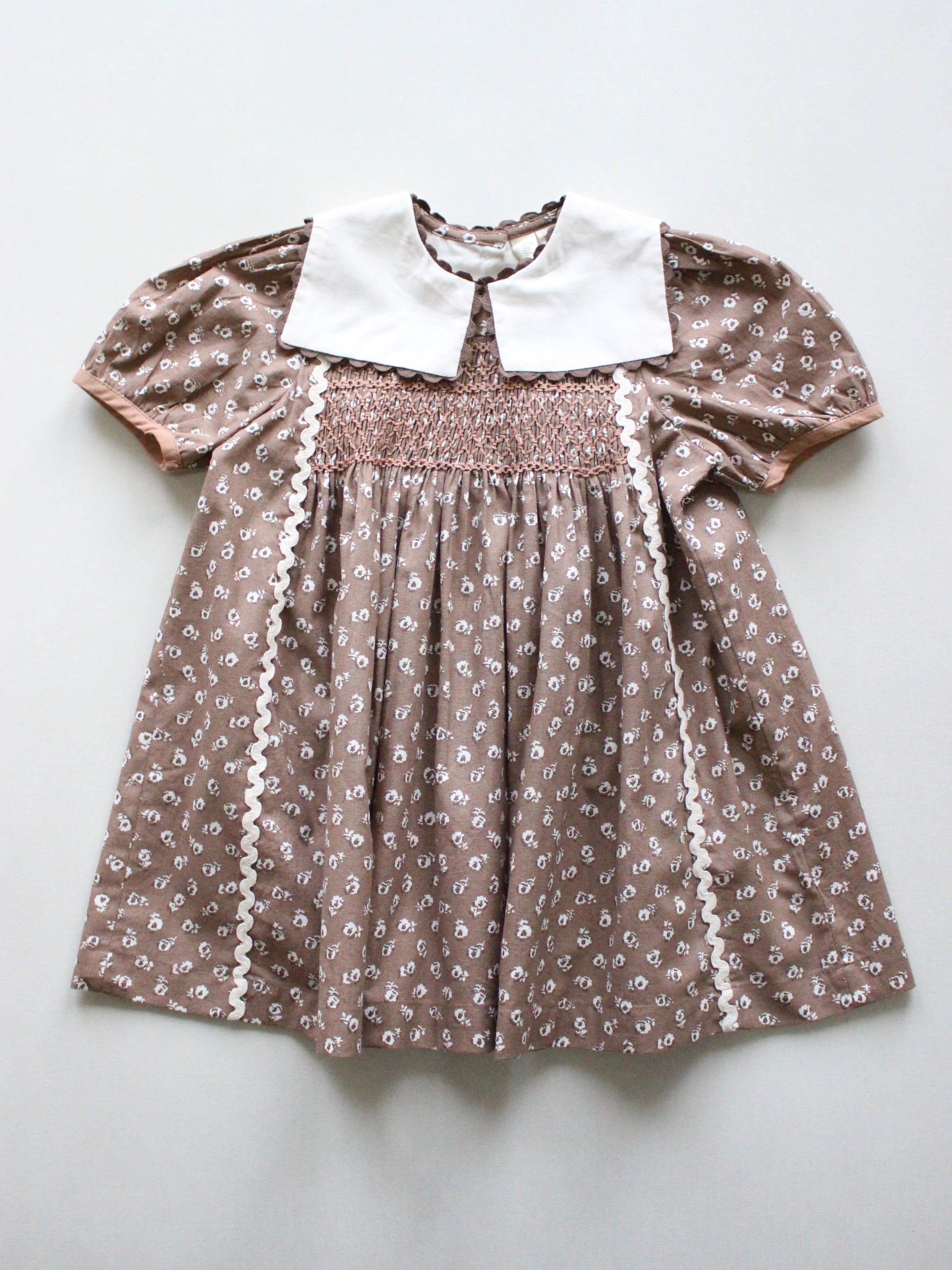 little cotton clothes Violet Dress Clover Floral | RESONASON