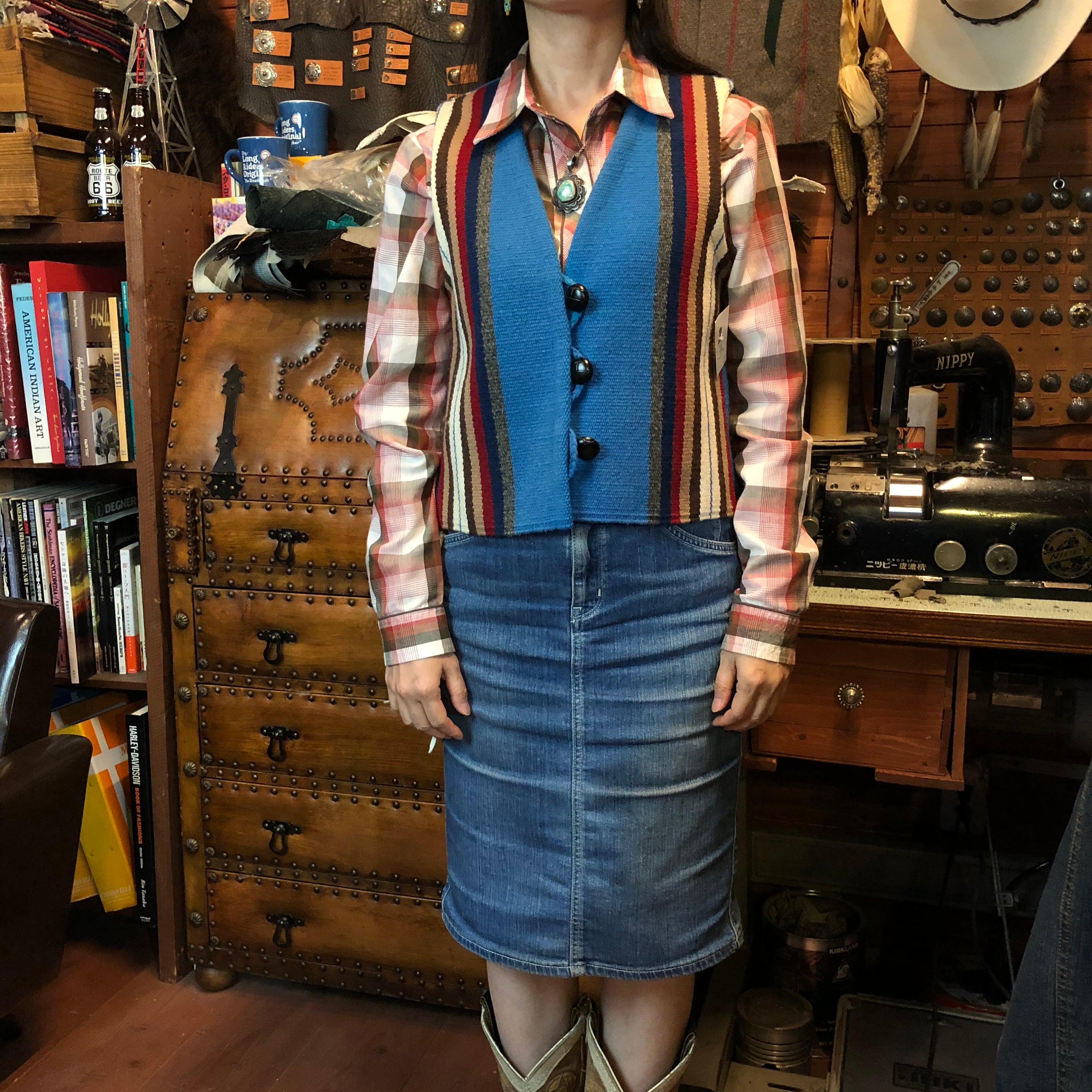 ORTEGA's(オルテガ）ラグ チマヨベスト サイズXS レディースサイズ