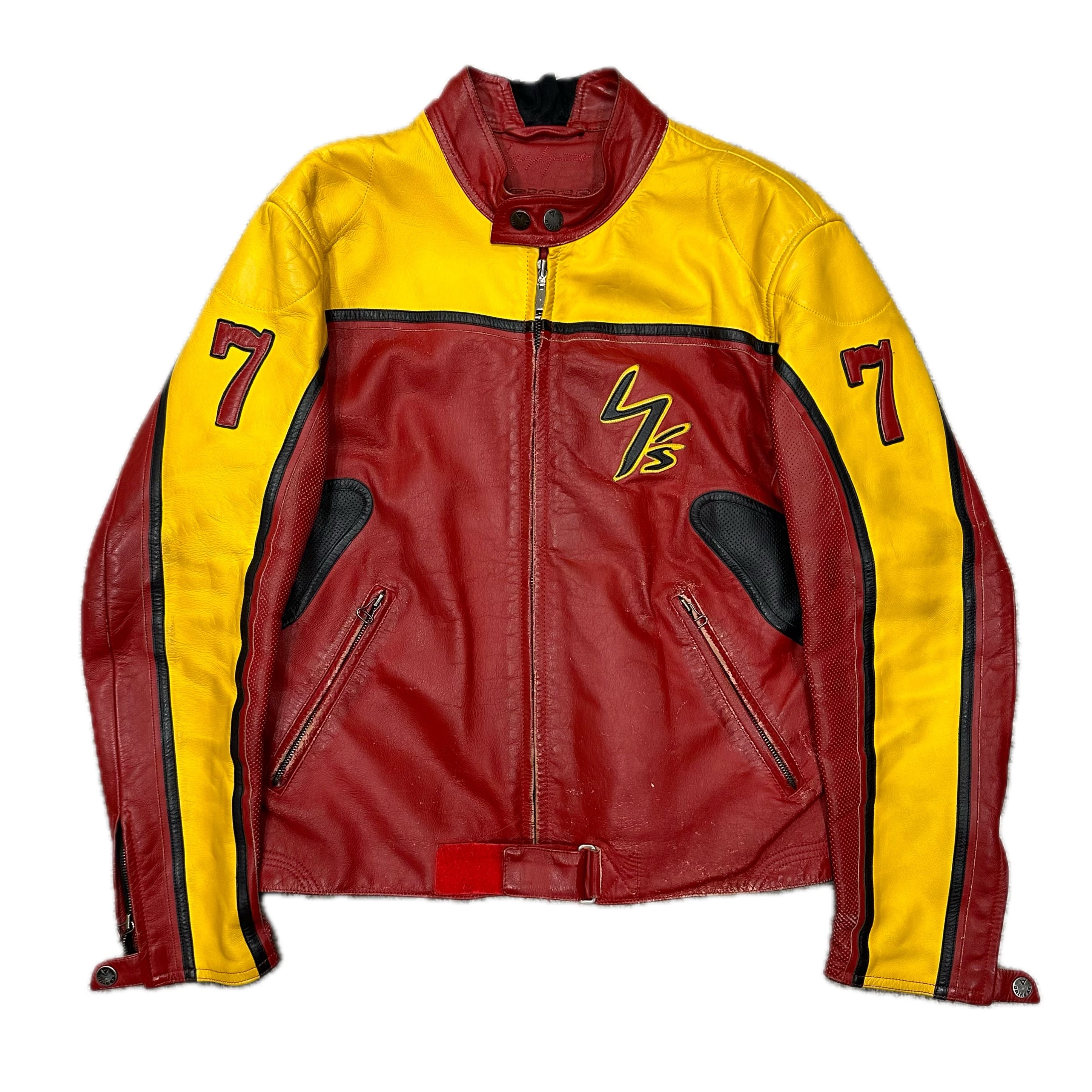 AW04 Yohji Yamamoto Pour Homme × DAINESE Moto Leather Jacket