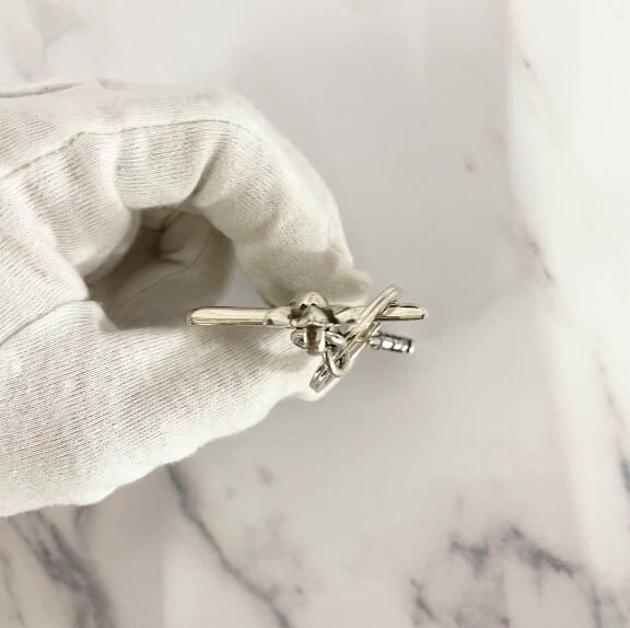 CHROME HEARTS クロムハーツ キーリング ラージクロス&ダガー シルバー