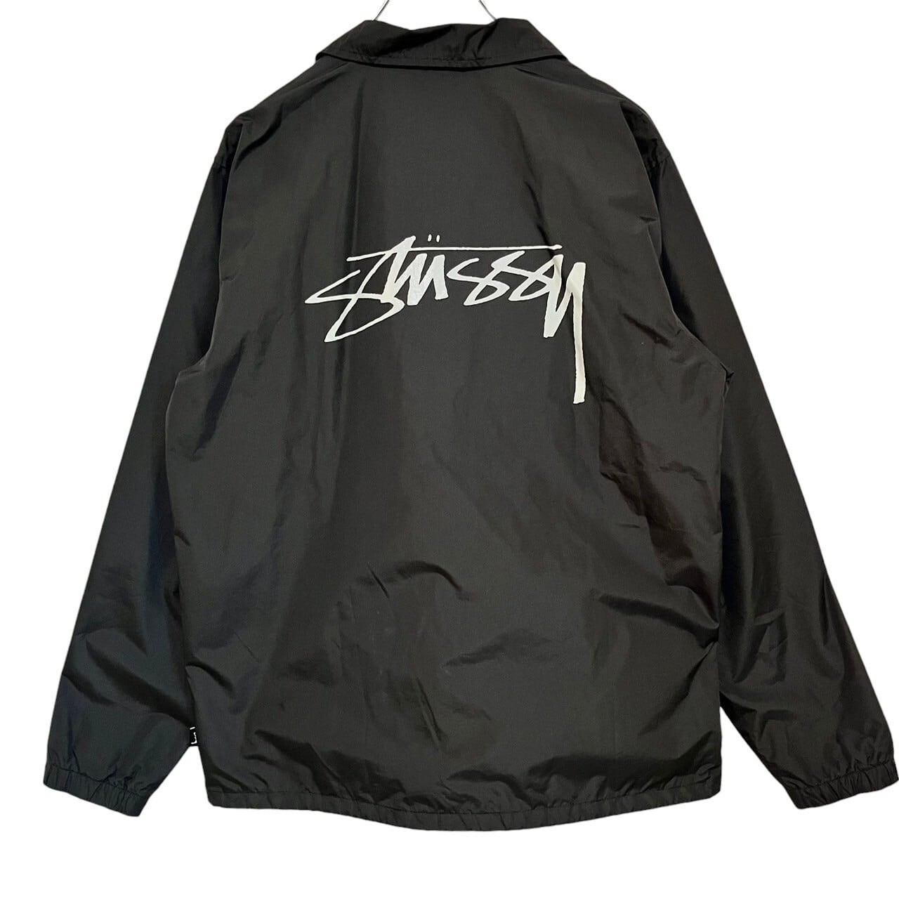 stussy ステューシー コーチジャケット バックロゴ プリントロゴ 刺繍