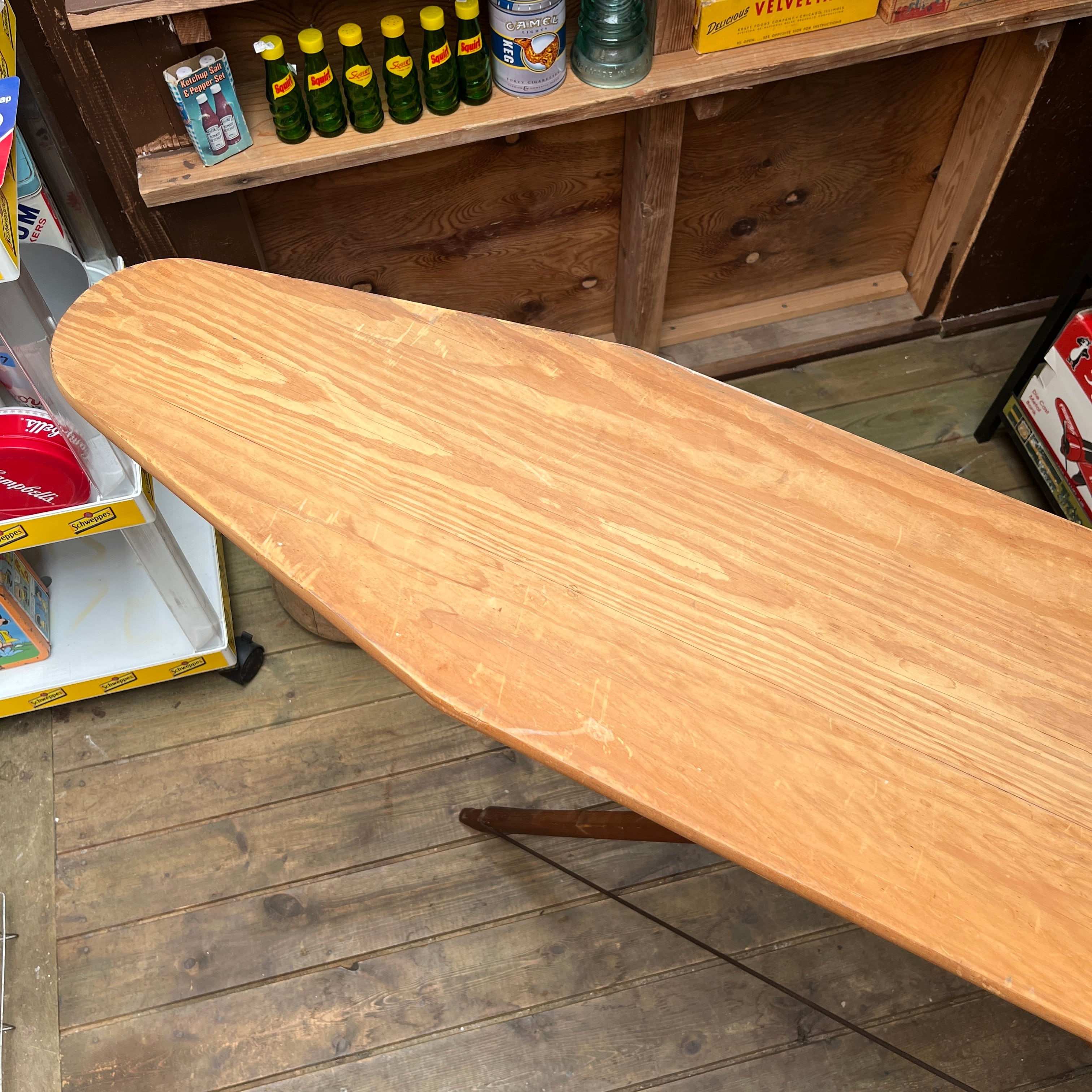 テーブル / アイロン台】アンティーク ビンテージアイロン台 折り畳み