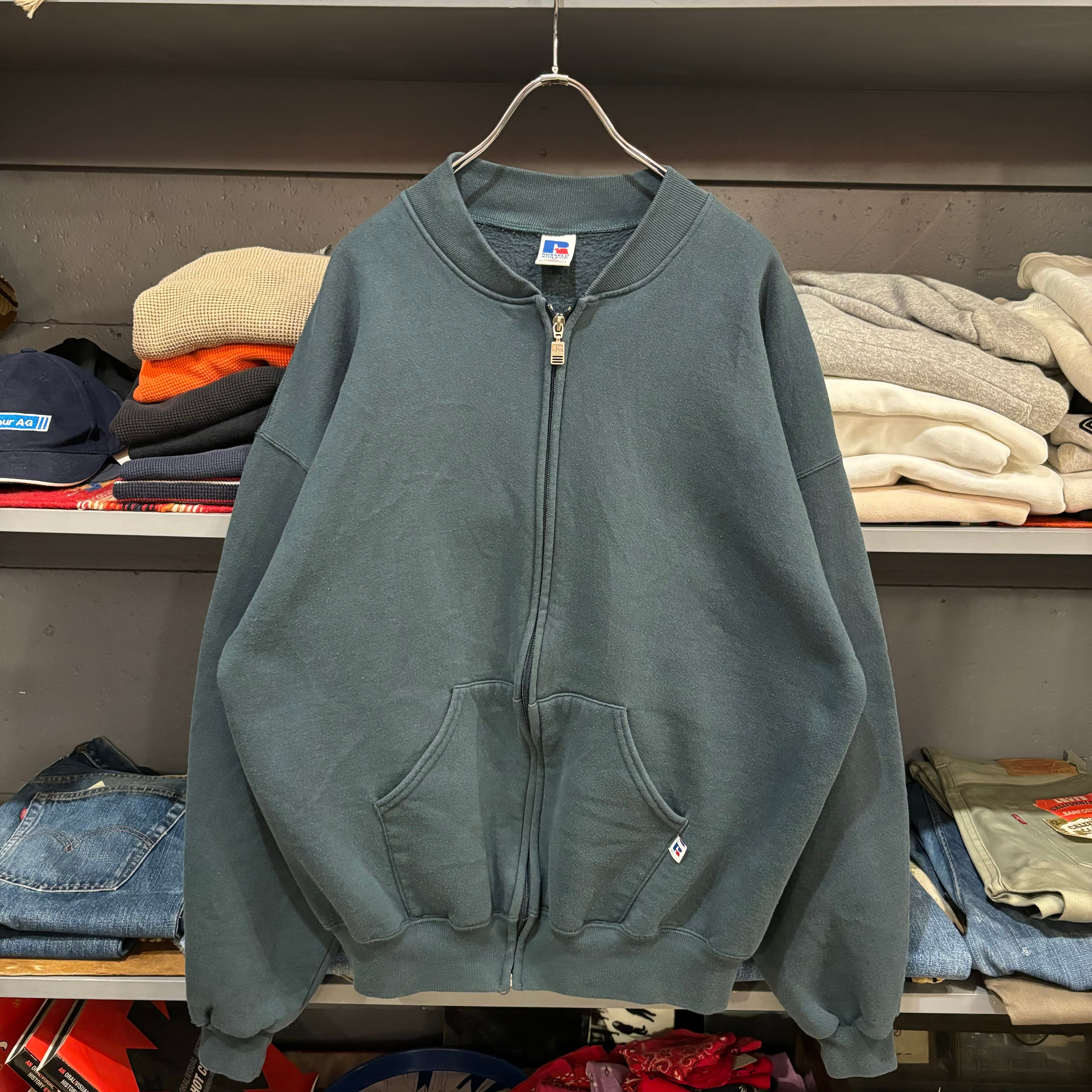 90s RUSSELL ATHLETIC Sweat Zip Cardigan | VOSTOK