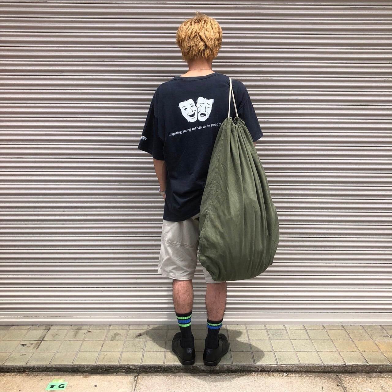 米軍 実物 US ARMY USステンシル入り ヴィンテージ バラックバッグ