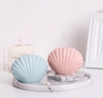 シェル(L) プラスチックモールド | シリコンモールド・クレイクラフト