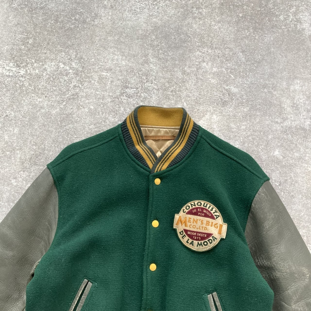 MEN'S BIGI】 メンズビギ 80s 80年代 スタジャン スタジアムジャンパー