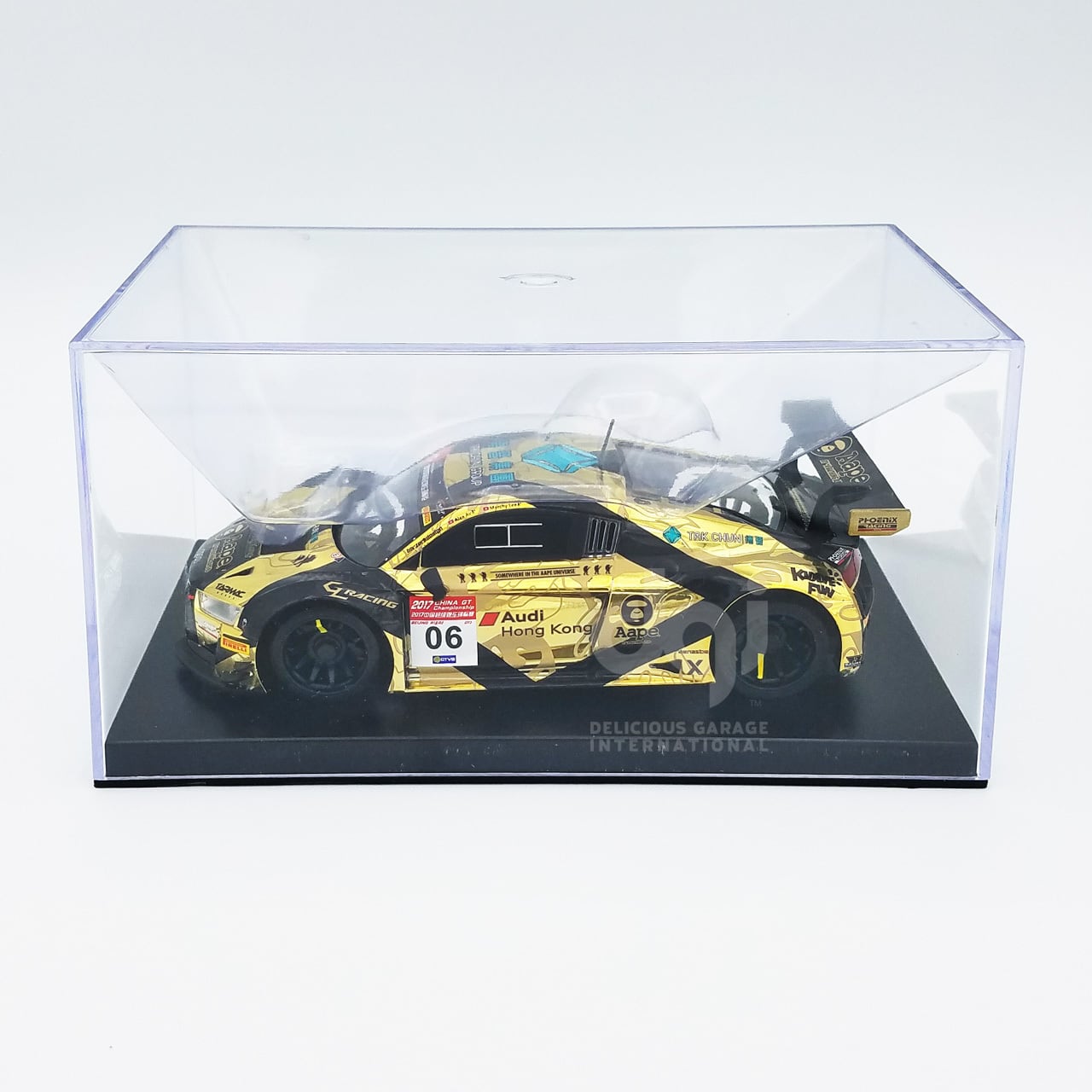 GL-Racing Audi R8 GOLD-BLACK ボディ ミニッツ Mini-z ASC