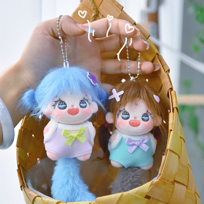 キーホルダーペンダント 10cm 着せ替えぬいぐるみ 無属性 着せ替え人形