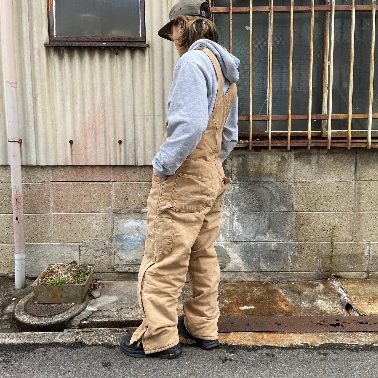 90年代 USA製 Carhartt カーハート ダック地 オーバーオール