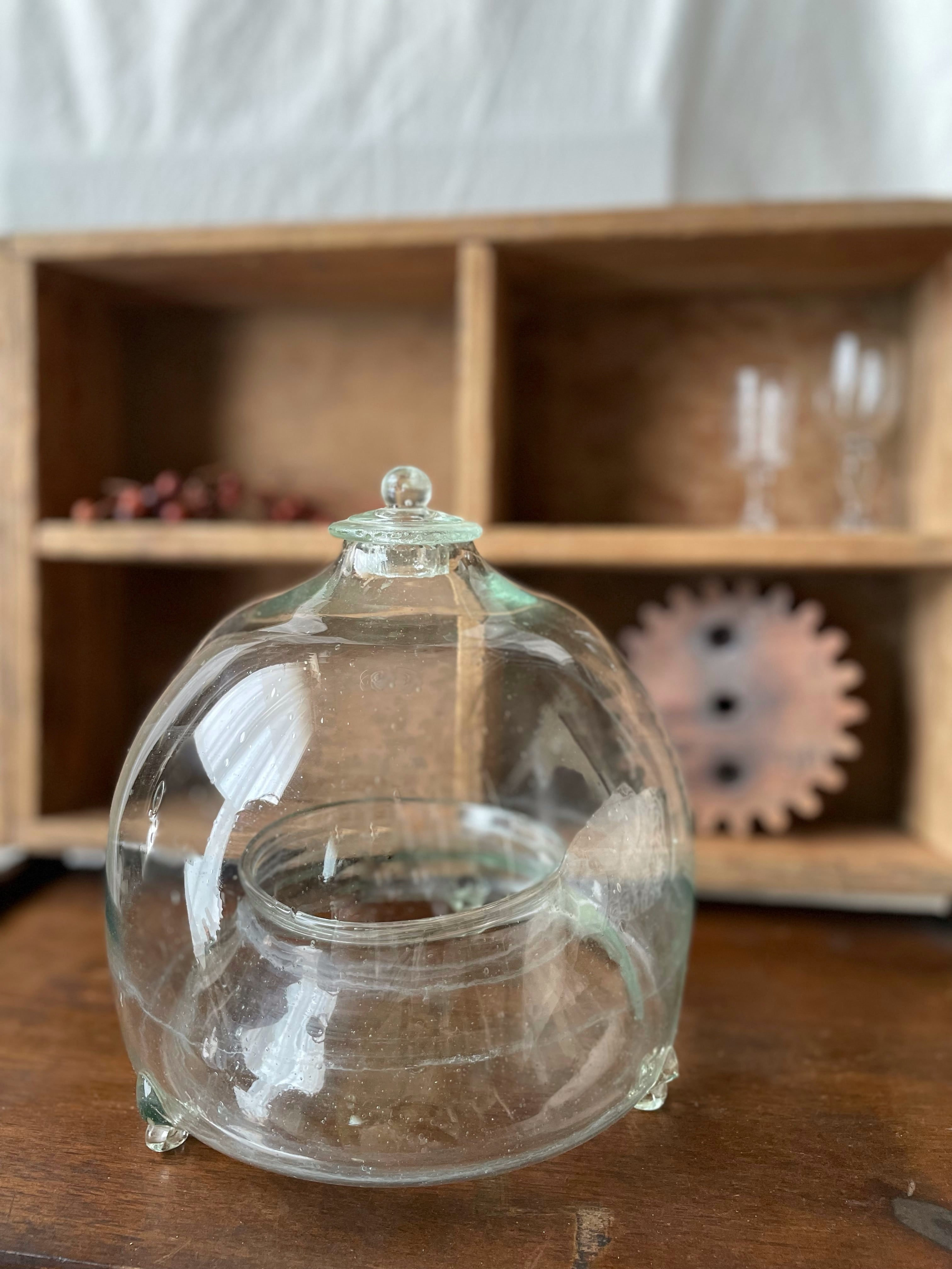 ゆらゆら大正ガラスのハエとり瓶 【古道具】 | VINTAGE BEACH LIFE