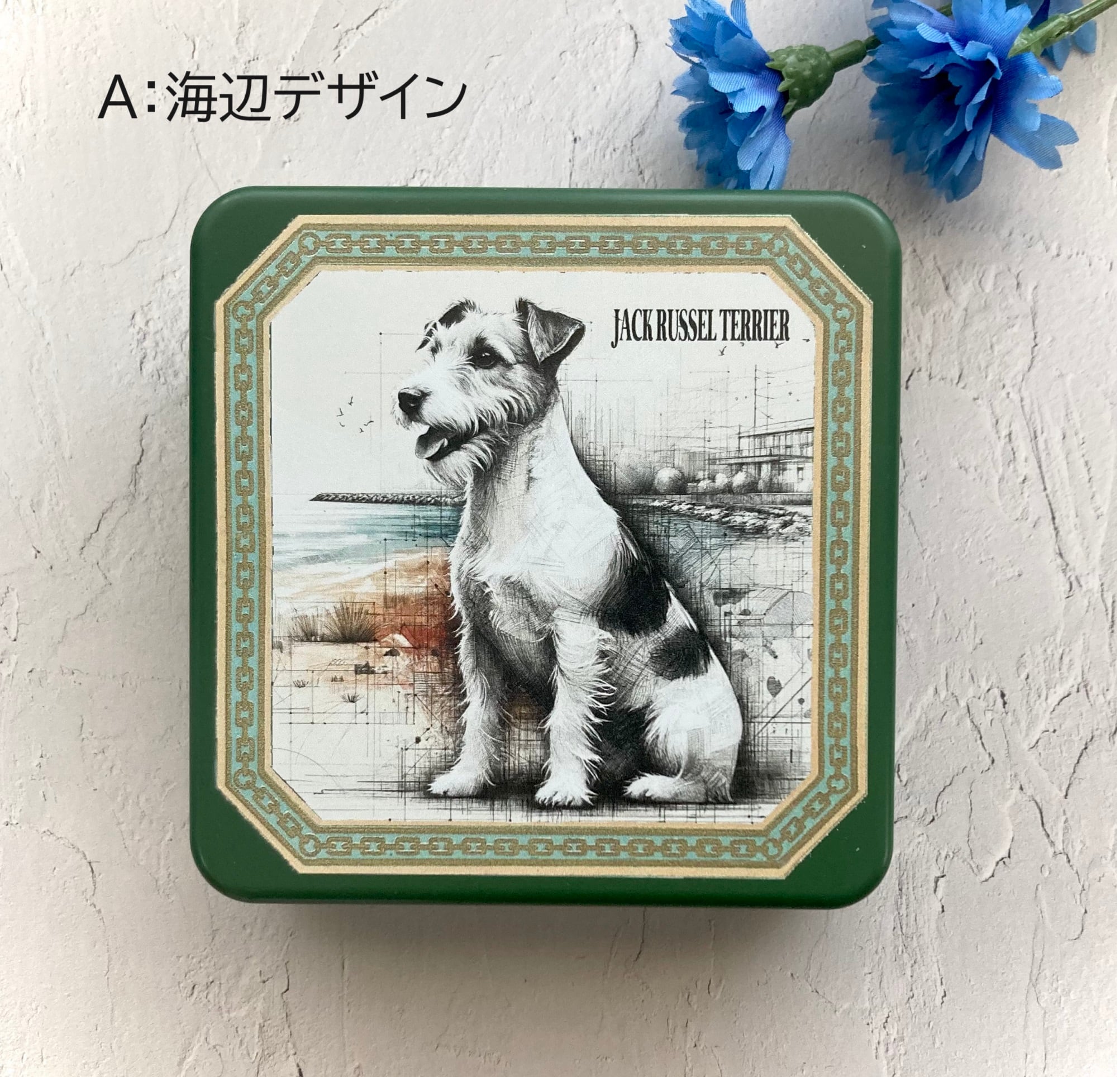 ジャックラッセルテリア クッキー缶 A10030 | TAFFY_craft shop