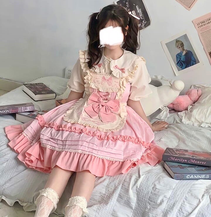 ロリータ ジャンスカ メルヘン エプロン リボン セット 3color | ChouChou