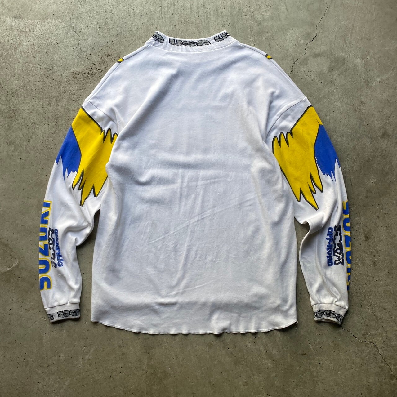 80年代 80s SUZUKI スズキ USA ロゴ プリント モトクロス レーシング