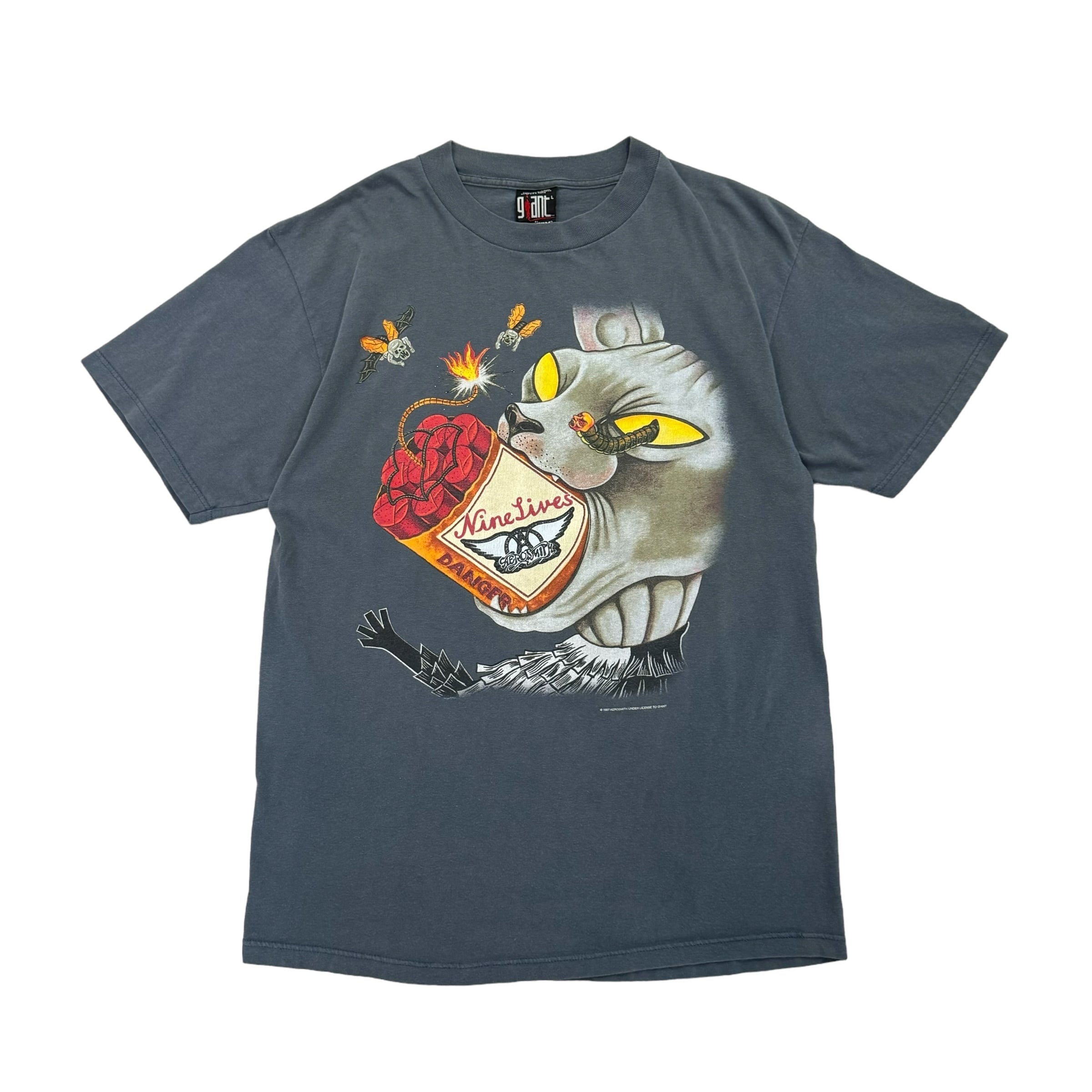 97's AEROSMITH NINE LIVES WORLD TOUR T-shirt L | one day store tee