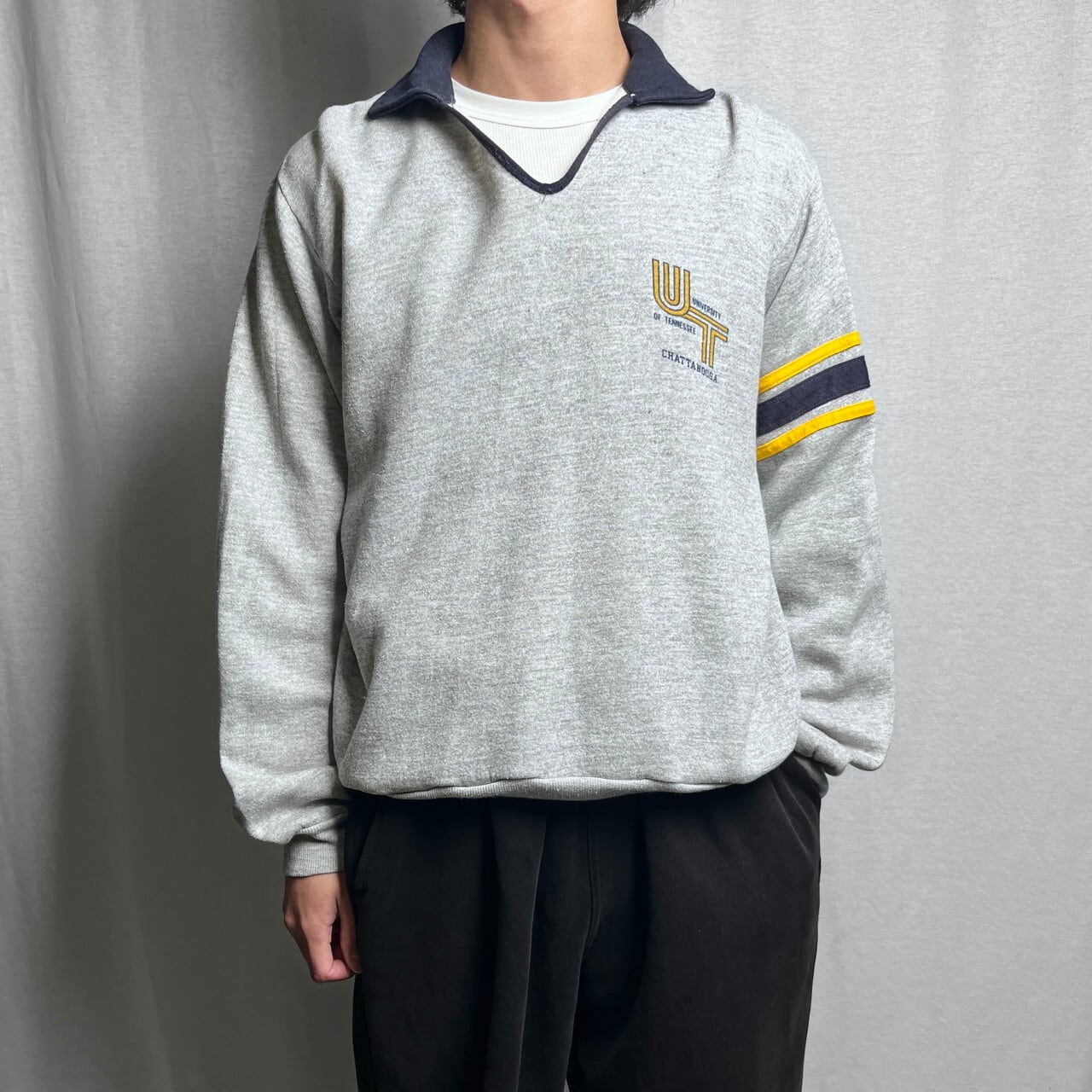 70年代 USA製 バータグ Champion チャンピオン スキッパースウェット