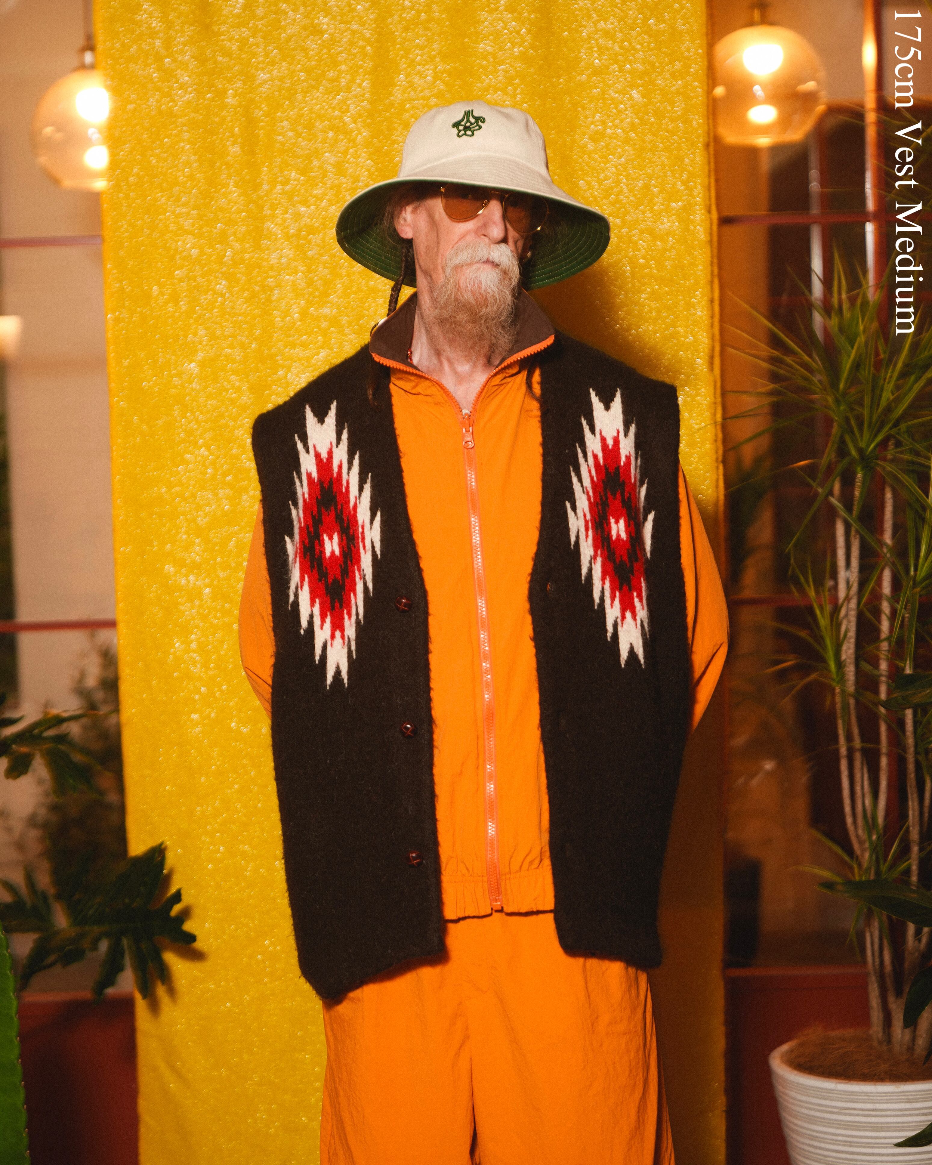 ラスト1点|CHIMAYO Knit Vest / Dark Gray | AMBERGLEAM