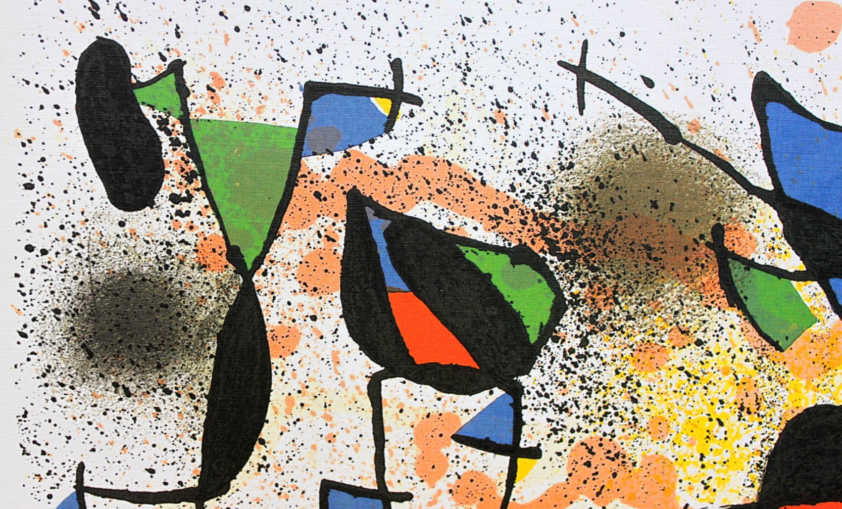 ジョアン ミロ「彫刻2」額縁4色選択可能 作品証明書 展示用フック 限定