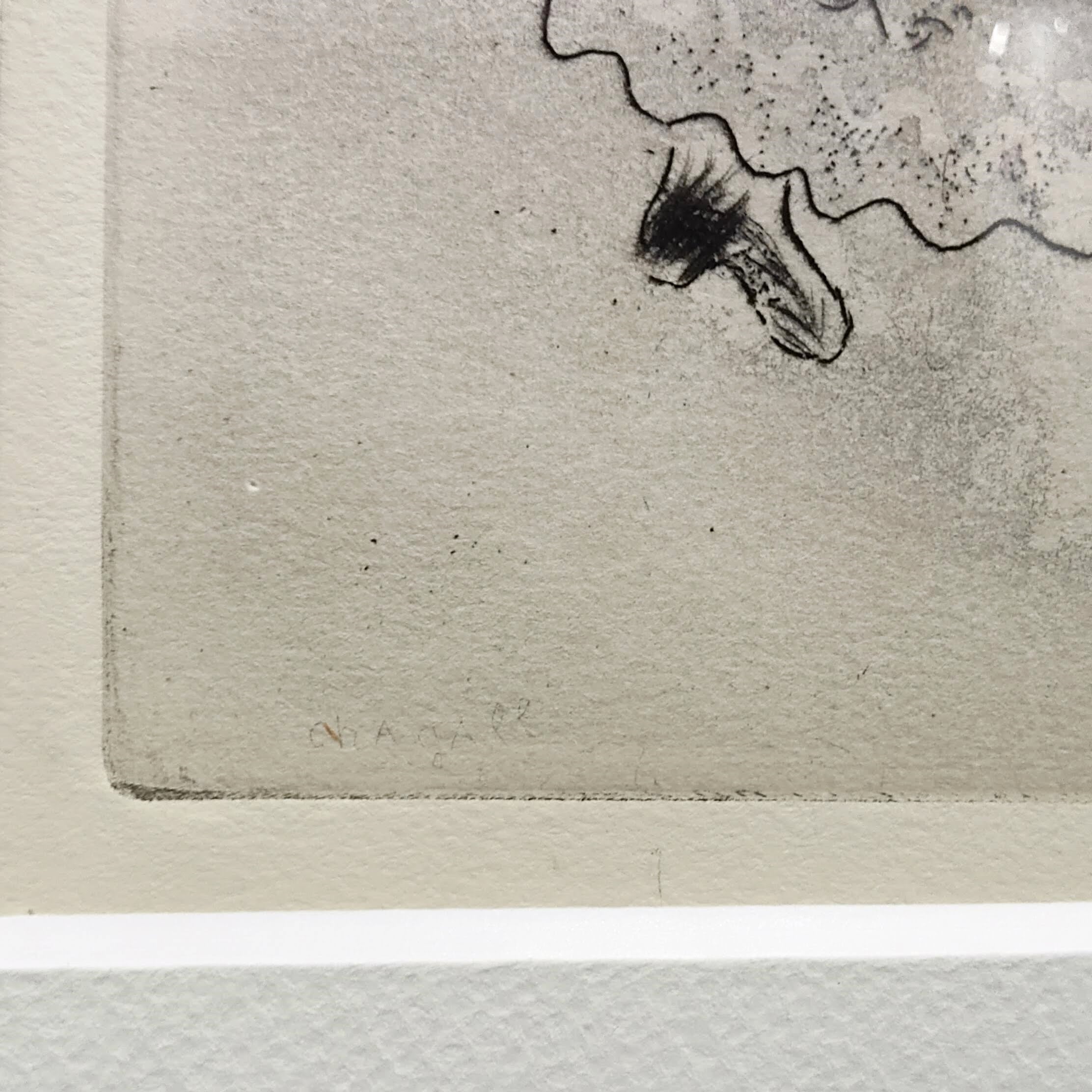 Sold Out】マルク・シャガール「『死せる魂』より 税関吏チーチコフ