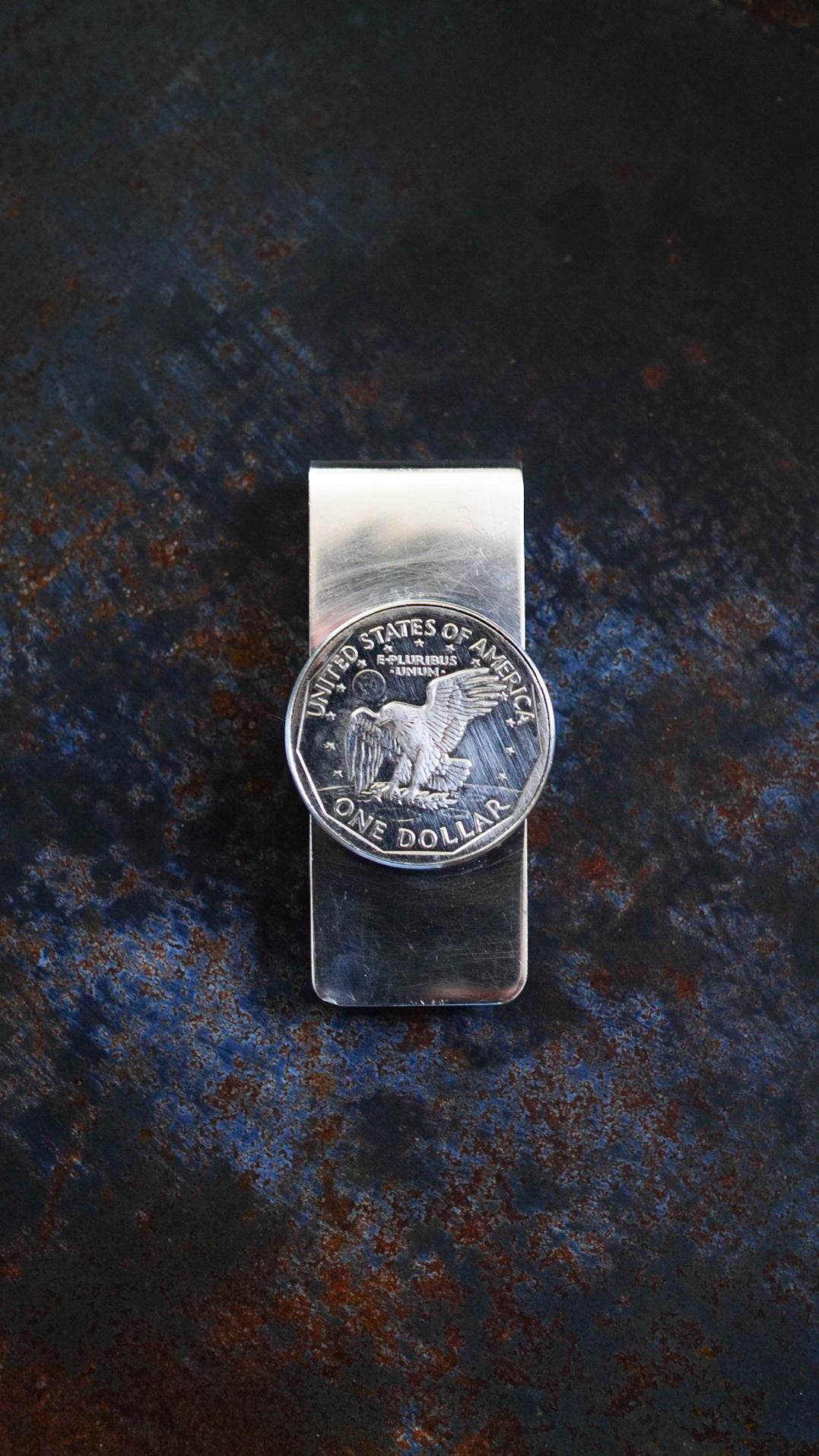 1988】TIFFANY&Co. ティファニー 1ドル コイン マネー クリップ