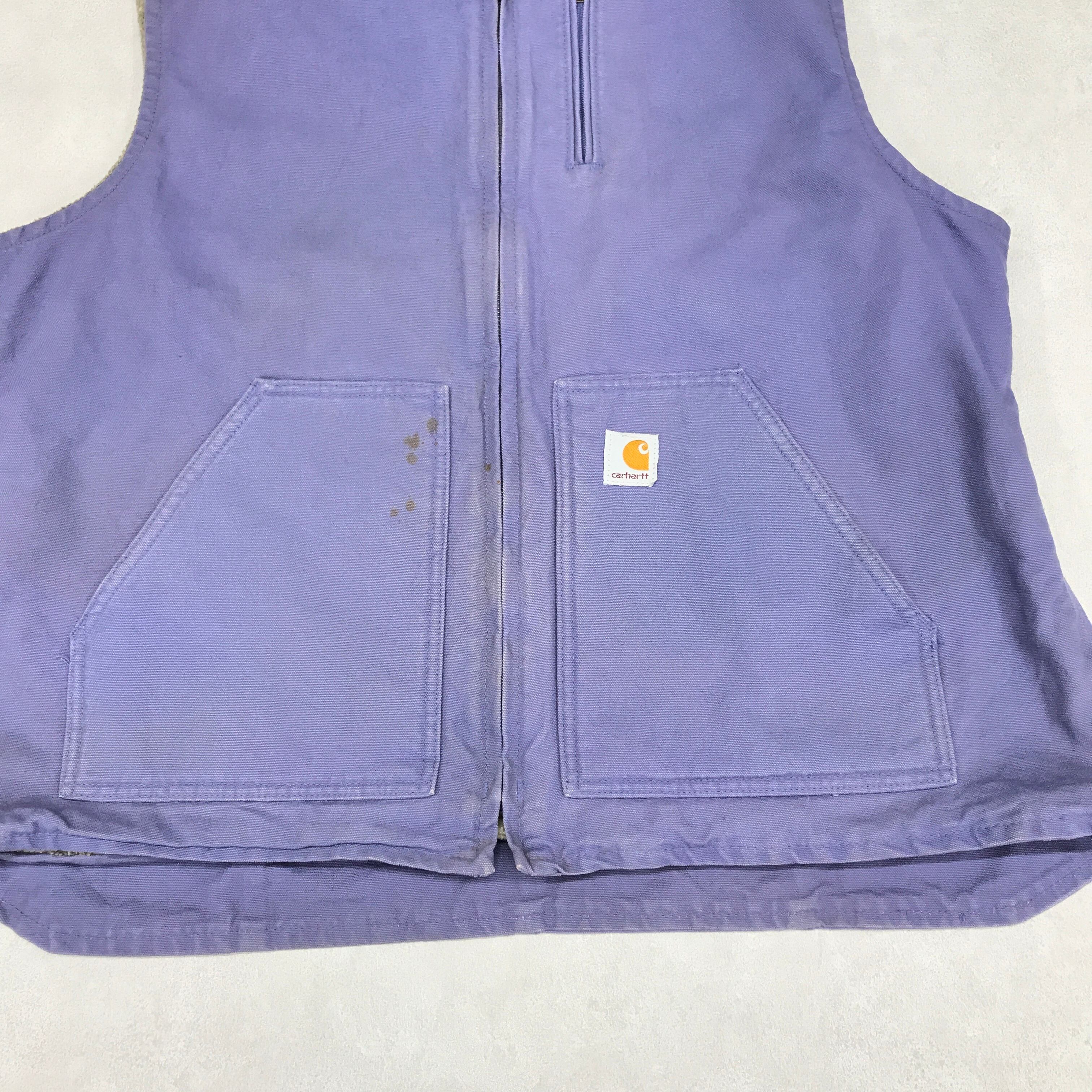 LIGHT PURPLE DUCK CLOTH ! 90年代 Carhartt スタンドカラー