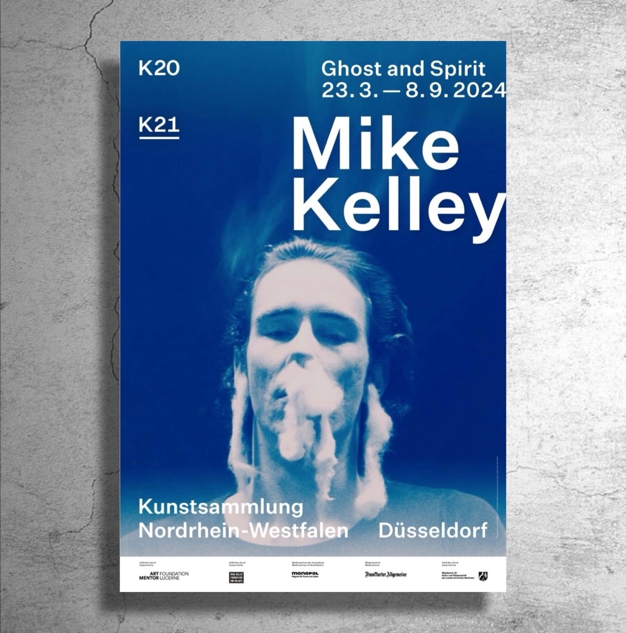 現代美術家『マイク・ケリー』2024年ドイツ現代美術館制作ポスター