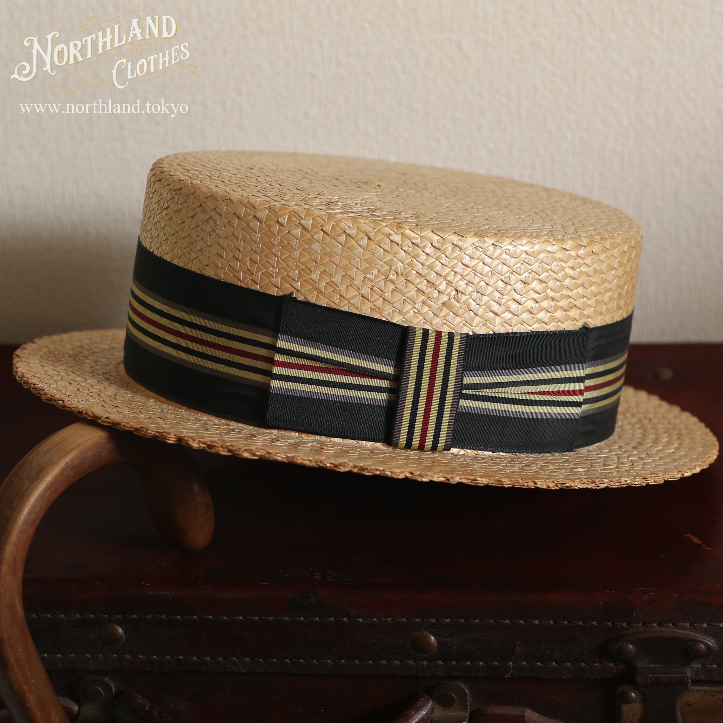 SOLD】1950年代 ヴィンテージ 高級 カンカン帽 7 1/4 日本製