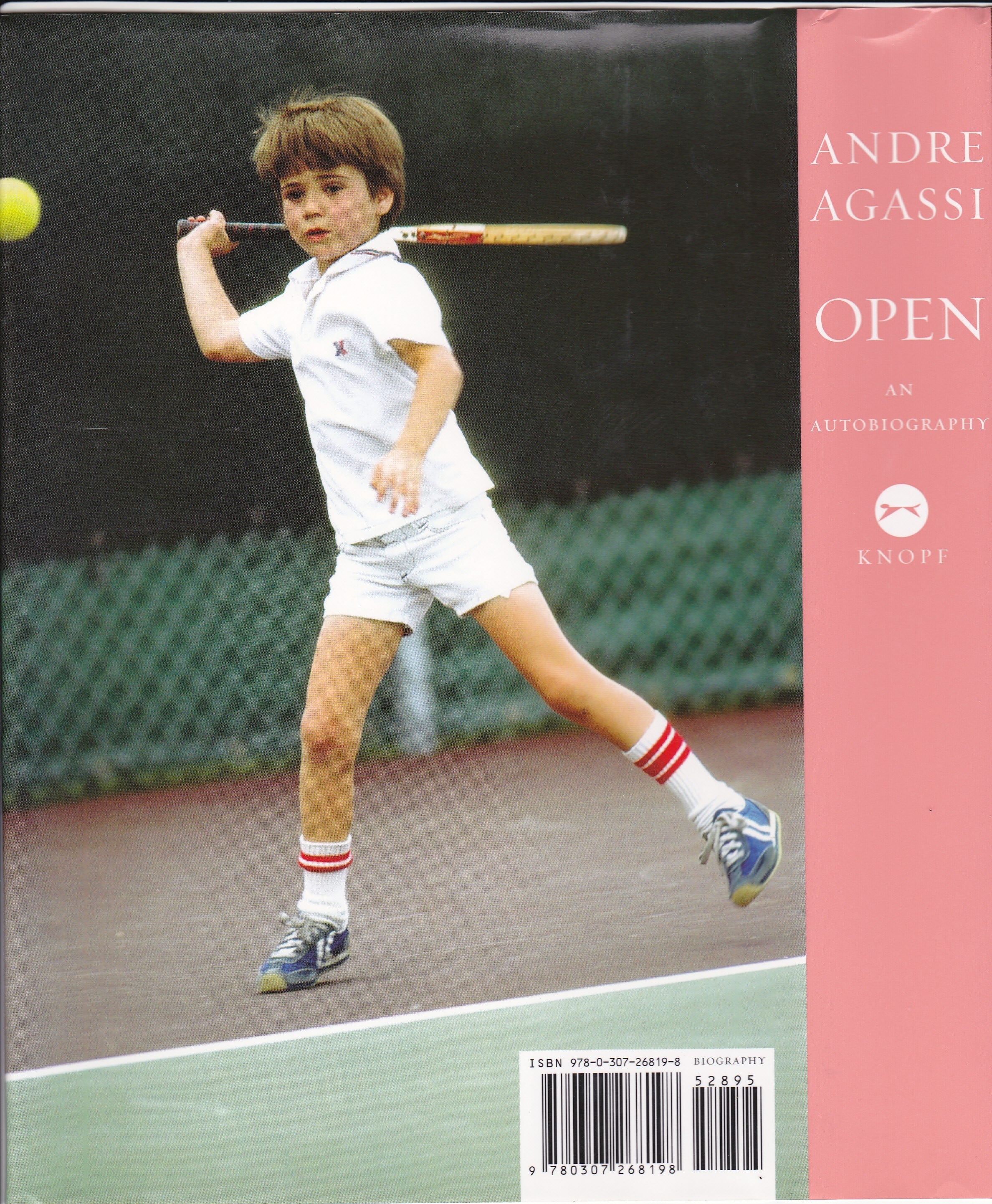 ☆アンドレ・アガシ、直筆サイン入り自叙伝”OPEN