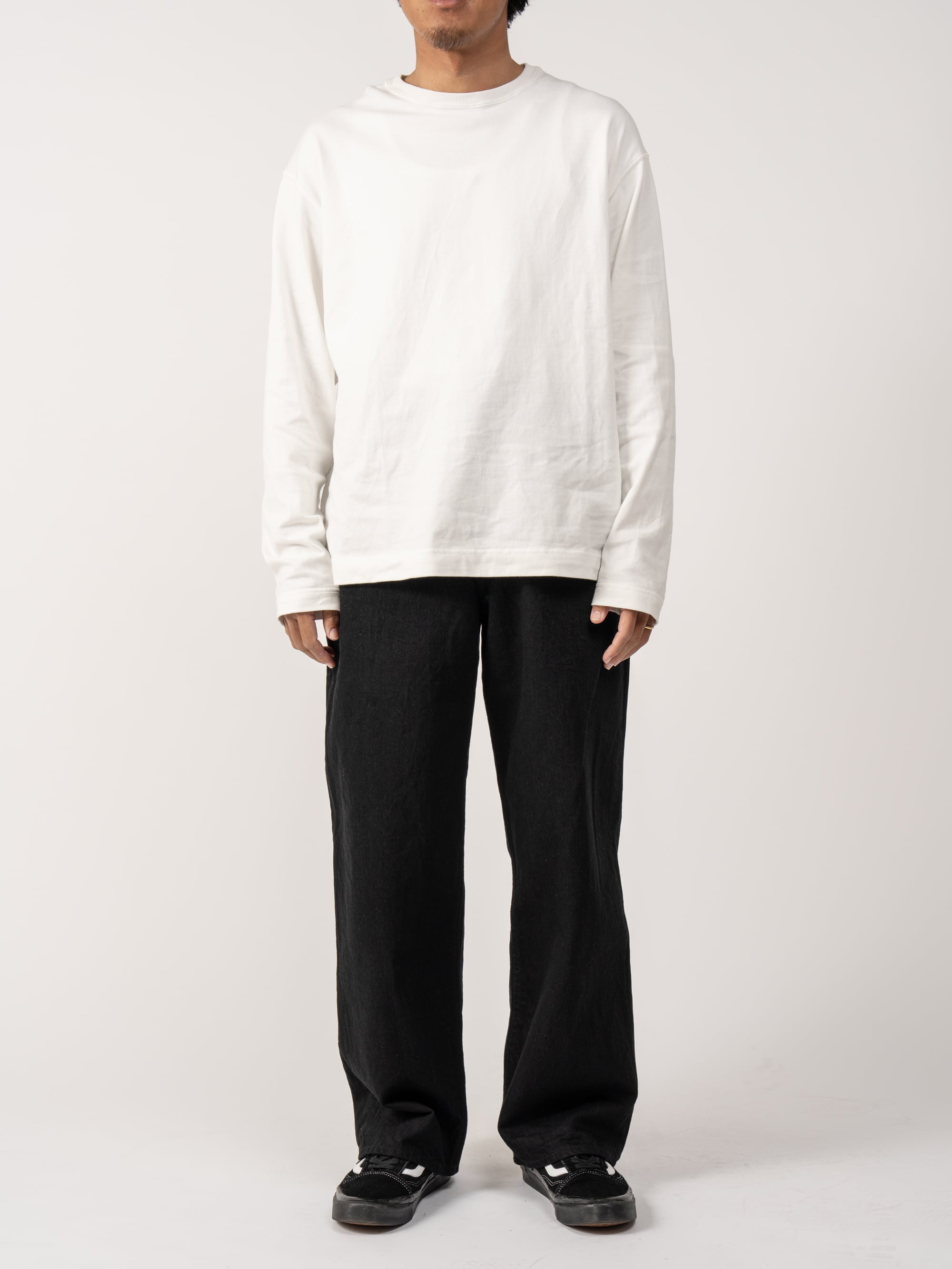 Japan Black Baggy Denim Pants (black) | OVY