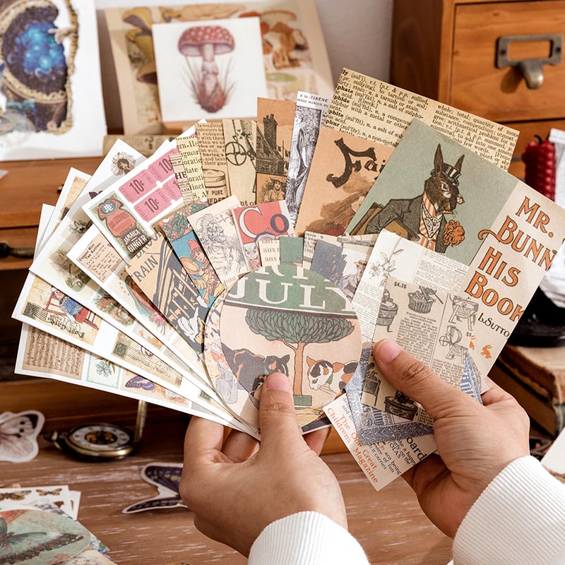 N18✦標本急蔵✦83枚入・6種コラジュー素材Samples Urgen to Hide