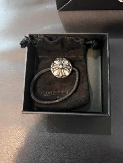 CHROME HEARTS クロムハーツ ヘアゴム クロスボール | chromehearts