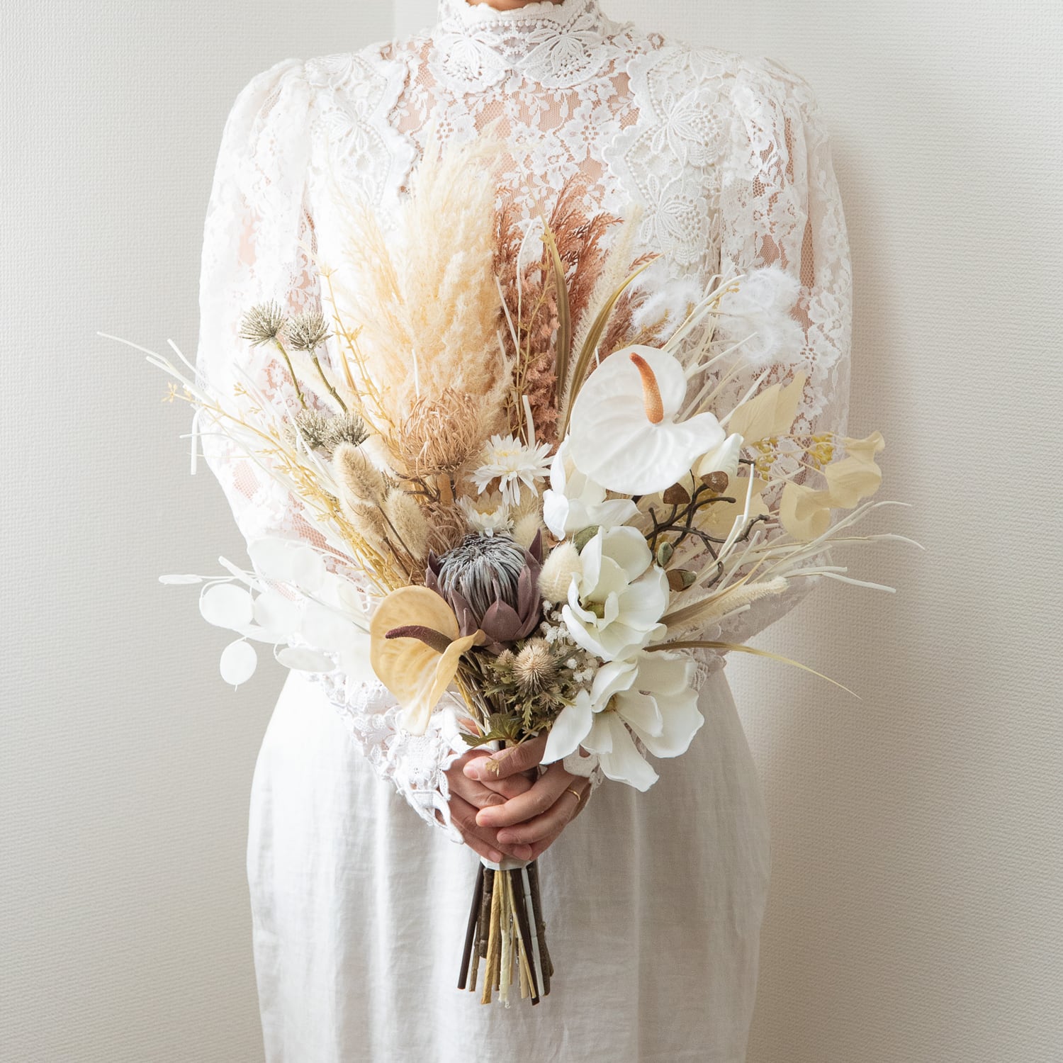 アーティフィシャルフラワーブーケ クラッチブーケ 結婚式