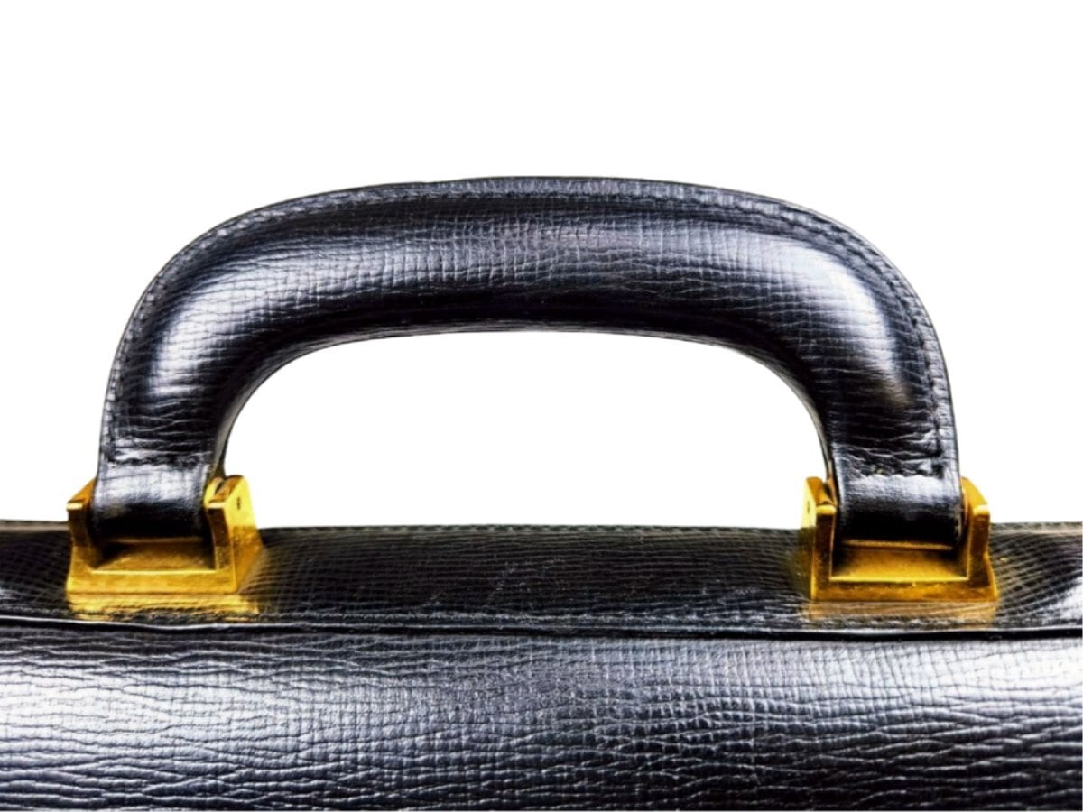 希少✨ ロエベ ビジネスバッグ ブリーフケース アナグラム ロゴ型押し