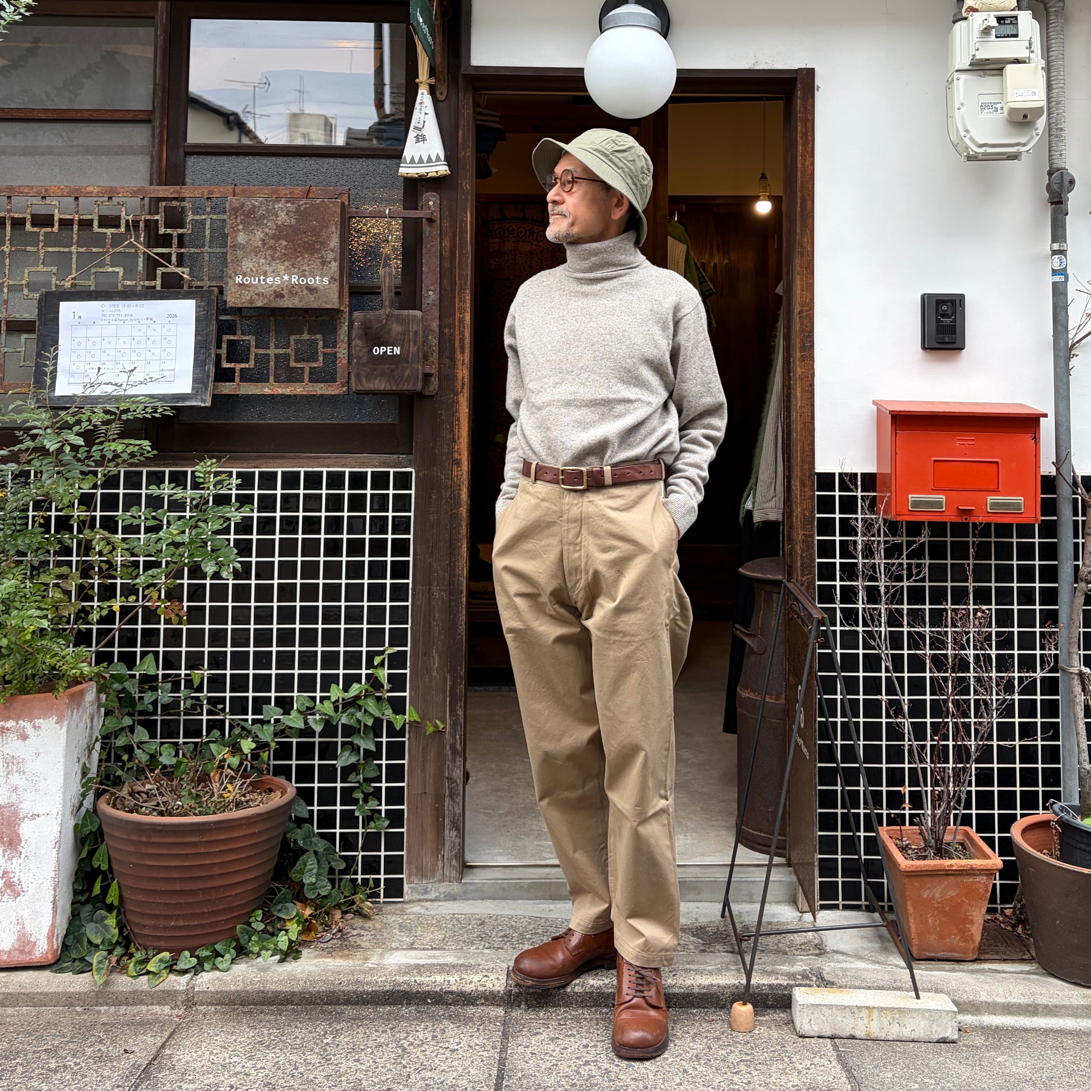 YAECA/ヤエカ Men's CHINO PANTS WIDE TAPERED /メンズ チノパンツ