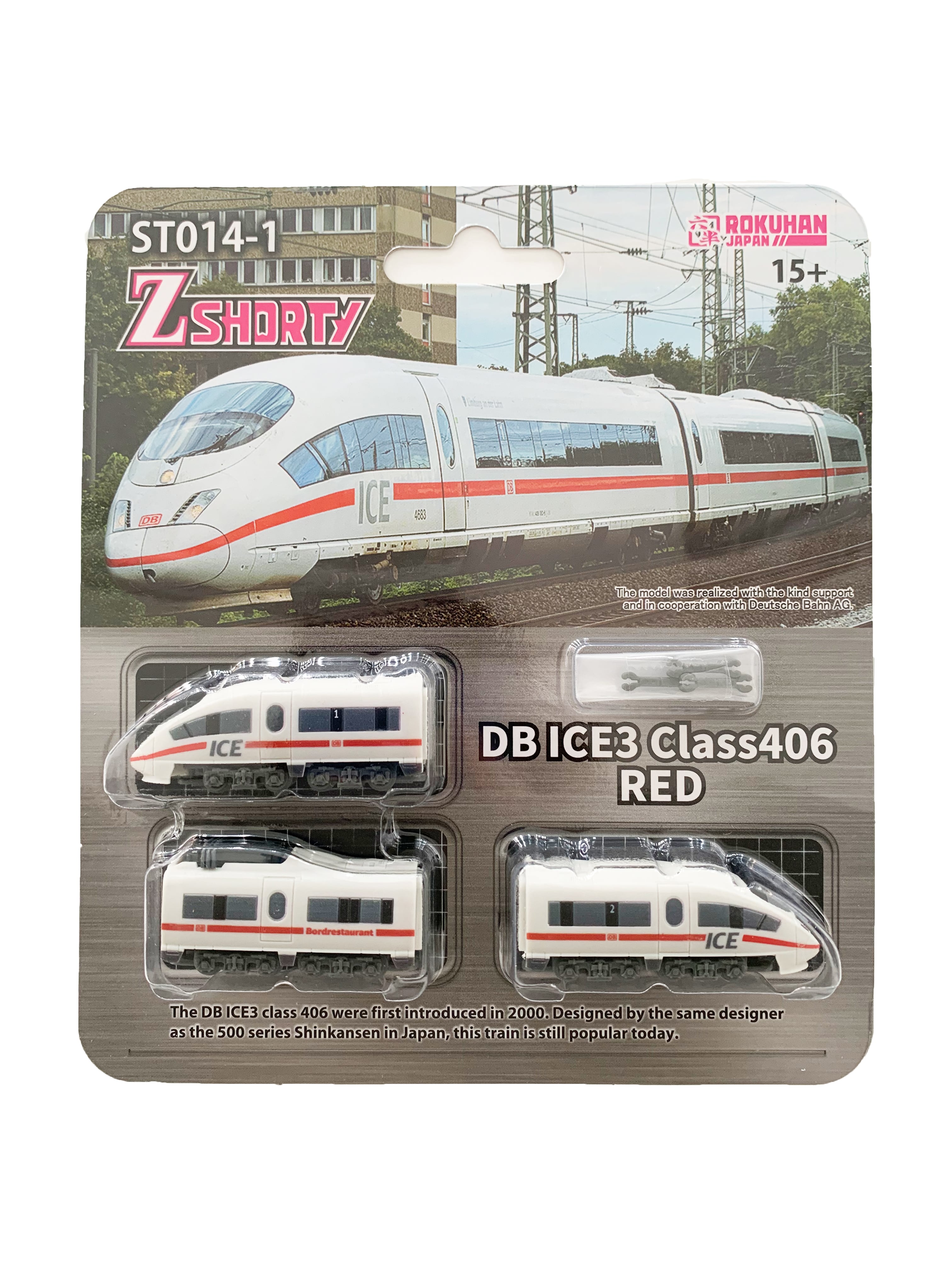 ST014-1 Z Shorty DB ICE3 Class406 RED | ロクハン BASE.SHOP