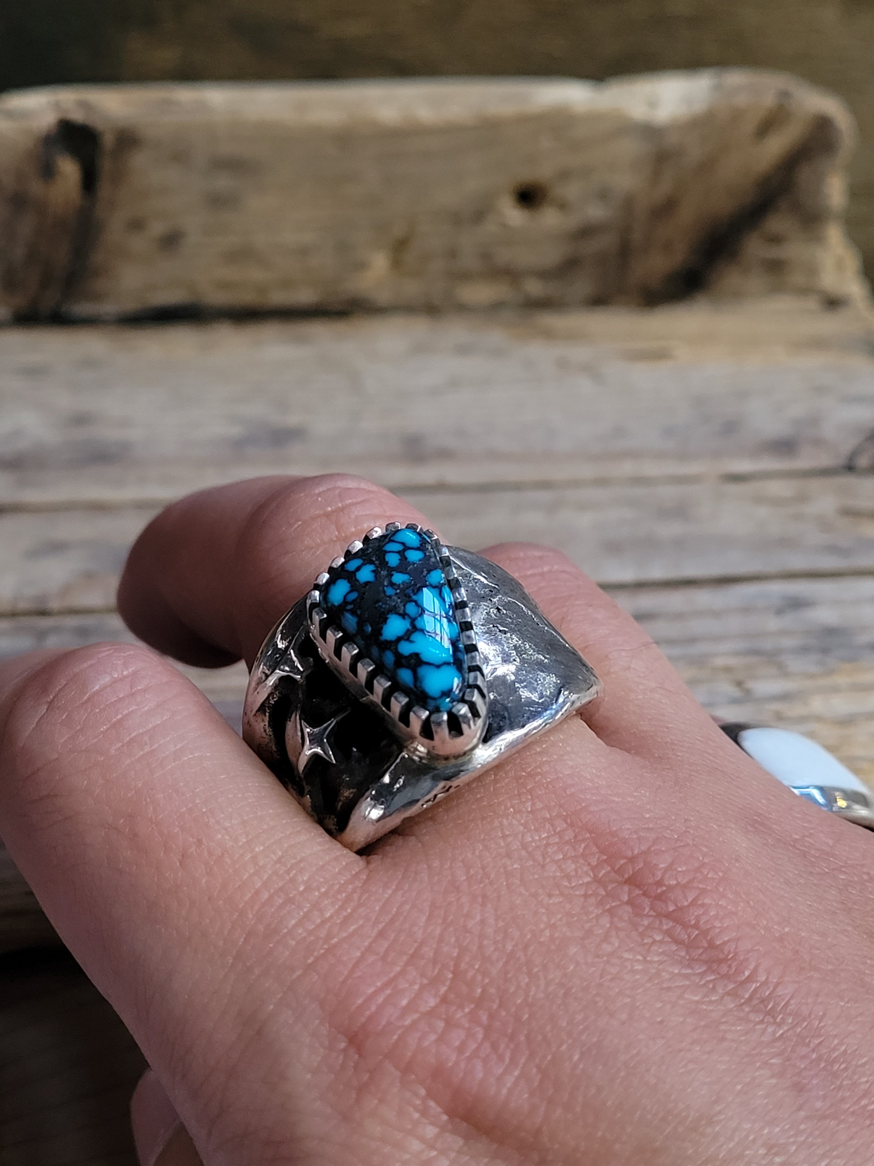 tufacastトライバルテクスチャーリング＋ターコイズ | WHEEL WORKS