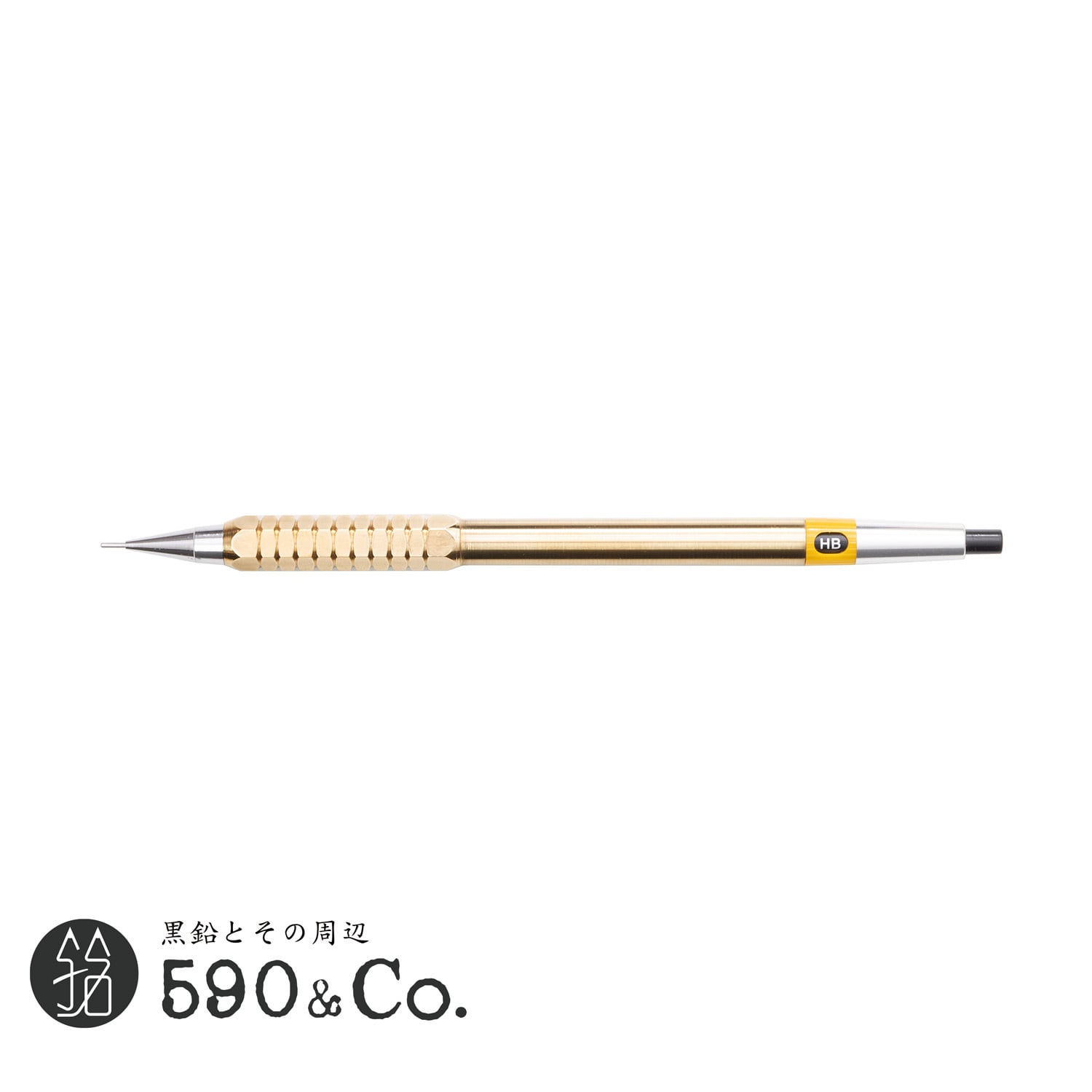 廣瀬鐵筆堂】カスタムPG5 (真鍮六角/糠焼き) | 590&Co.