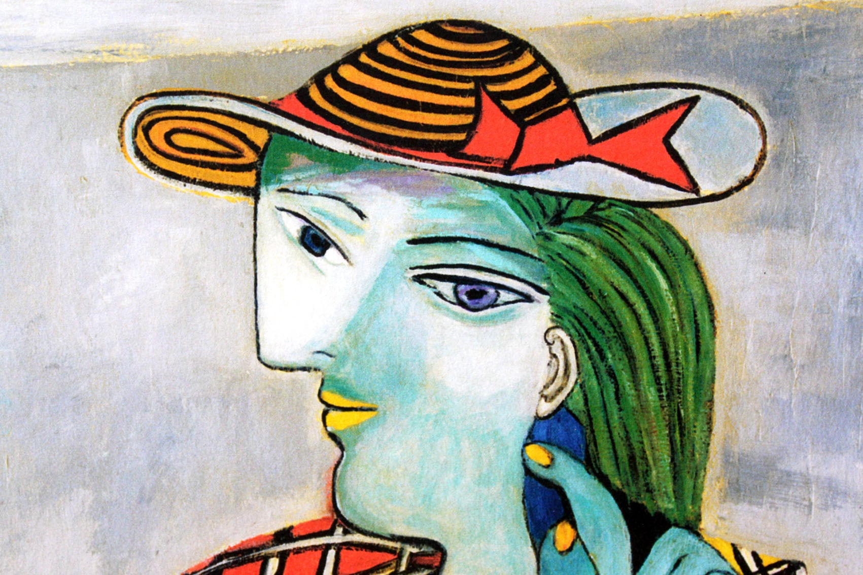 パブロ ピカソ「マリー テレーズの肖像」額縁4色選択可能 作品証明書