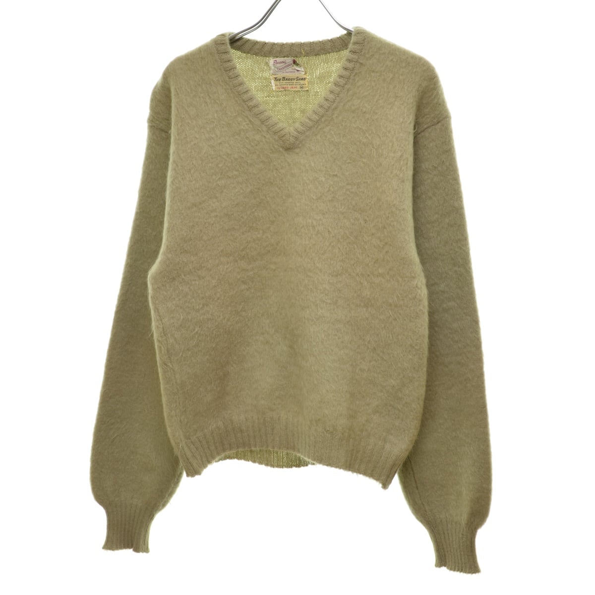THE BAGGY SHAG by LORD JEFF 60s モヘア混 Vネック 長袖ニット