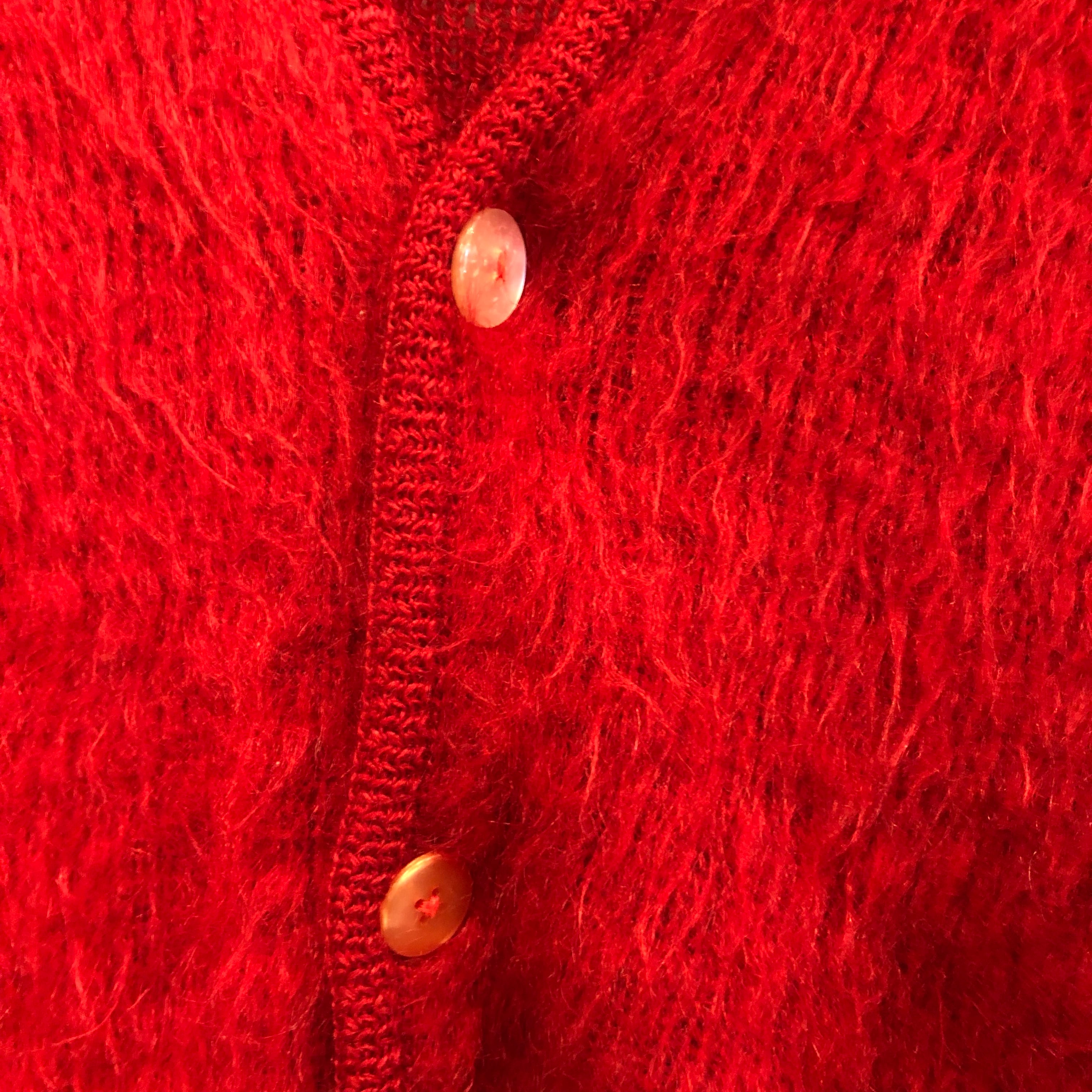 50-60s Pendleton Mohair Knit Cardigan | VOSTOK