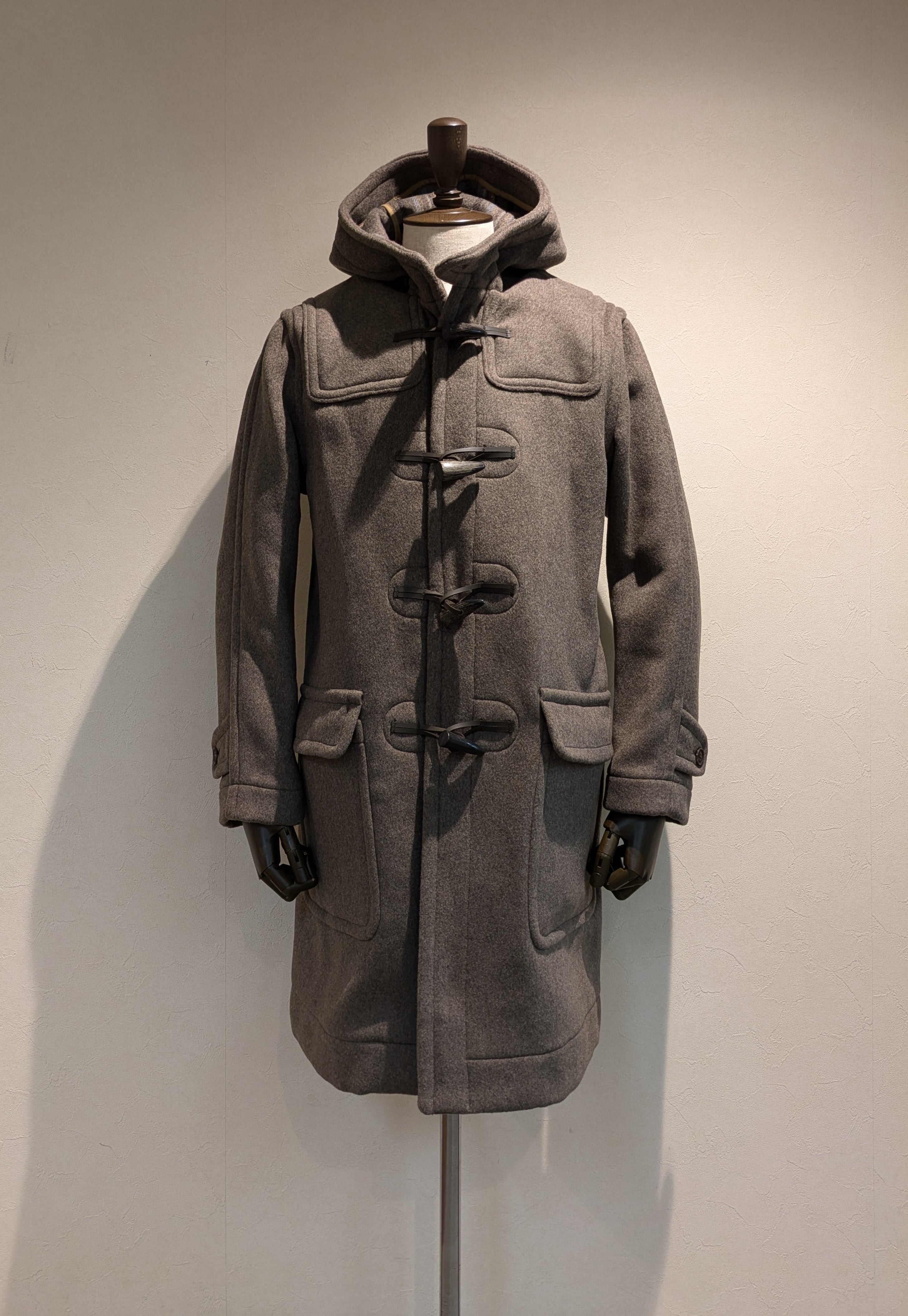 SALE】ロンドン・トラディション ダッフルコートUK38（グレージュ