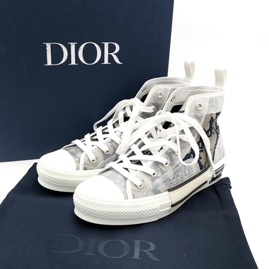 未使用 ディオール Dior スニーカー トロッター柄 01-21062202
