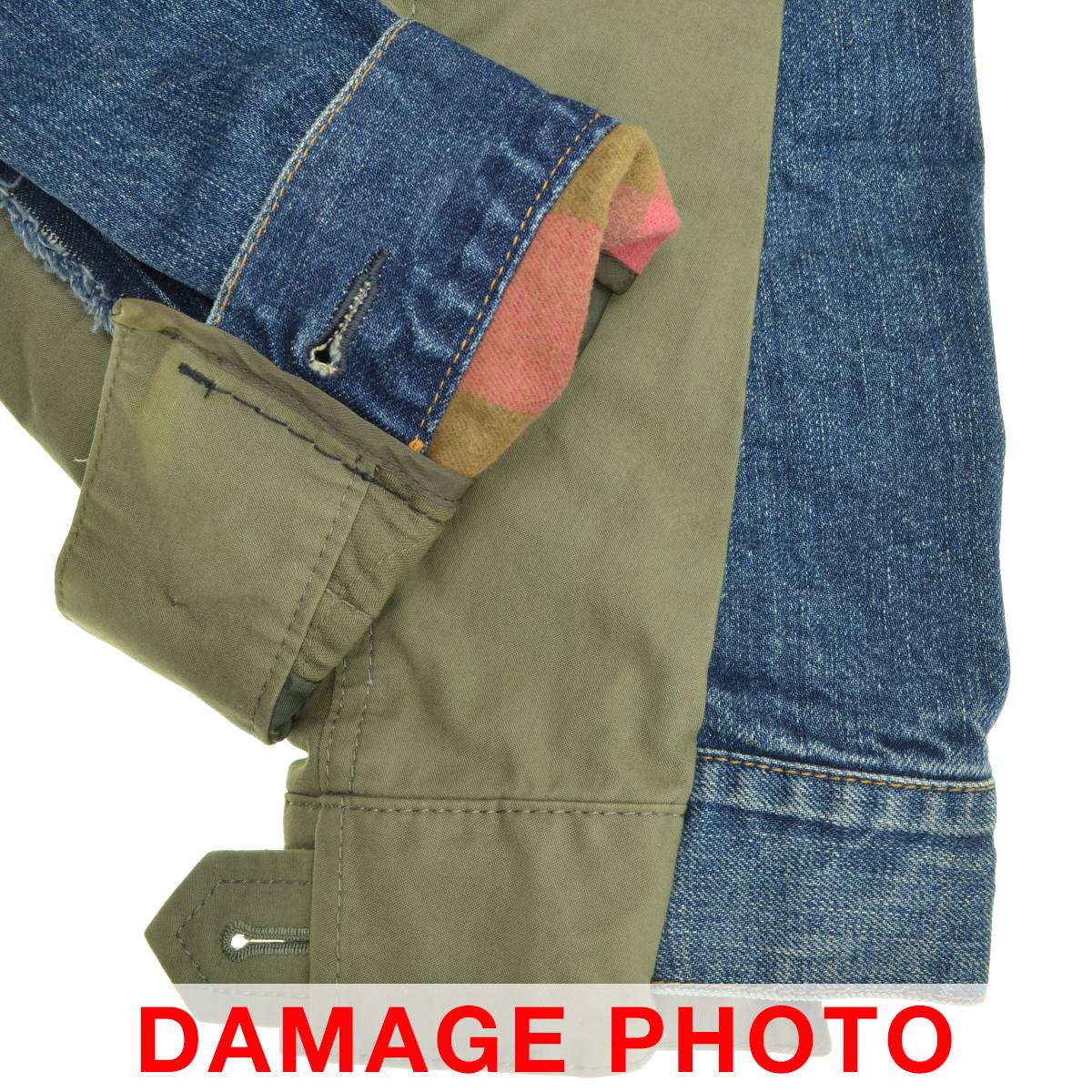 sacai / サカイ 19AW 19-02062M DENIM DOCKING MODS COAT デニム