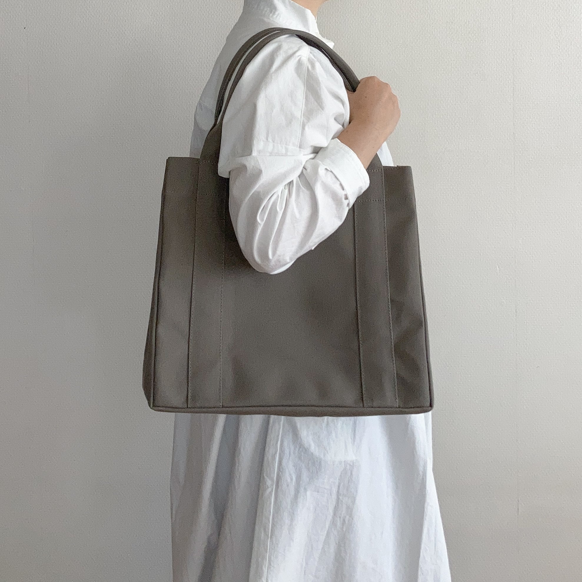 ねこあし]8号/11号×帆布×8番糸 トートバッグ×2